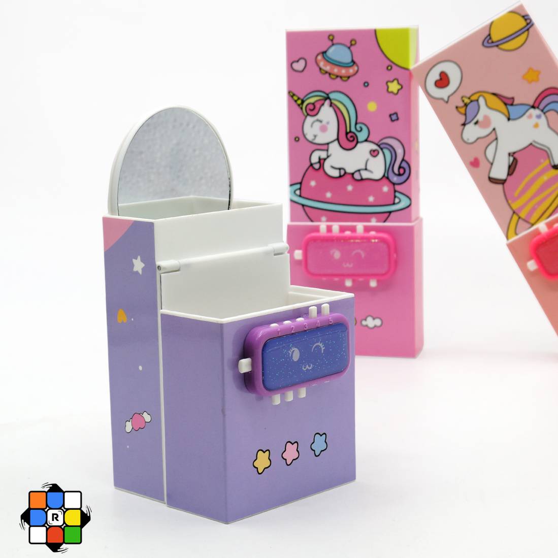 Unicorn-Themed Mini Storage Box