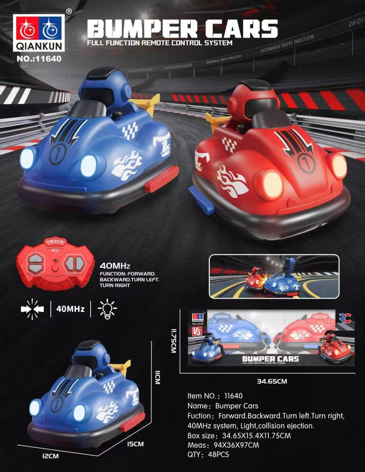 Remote Control Bumper Cars