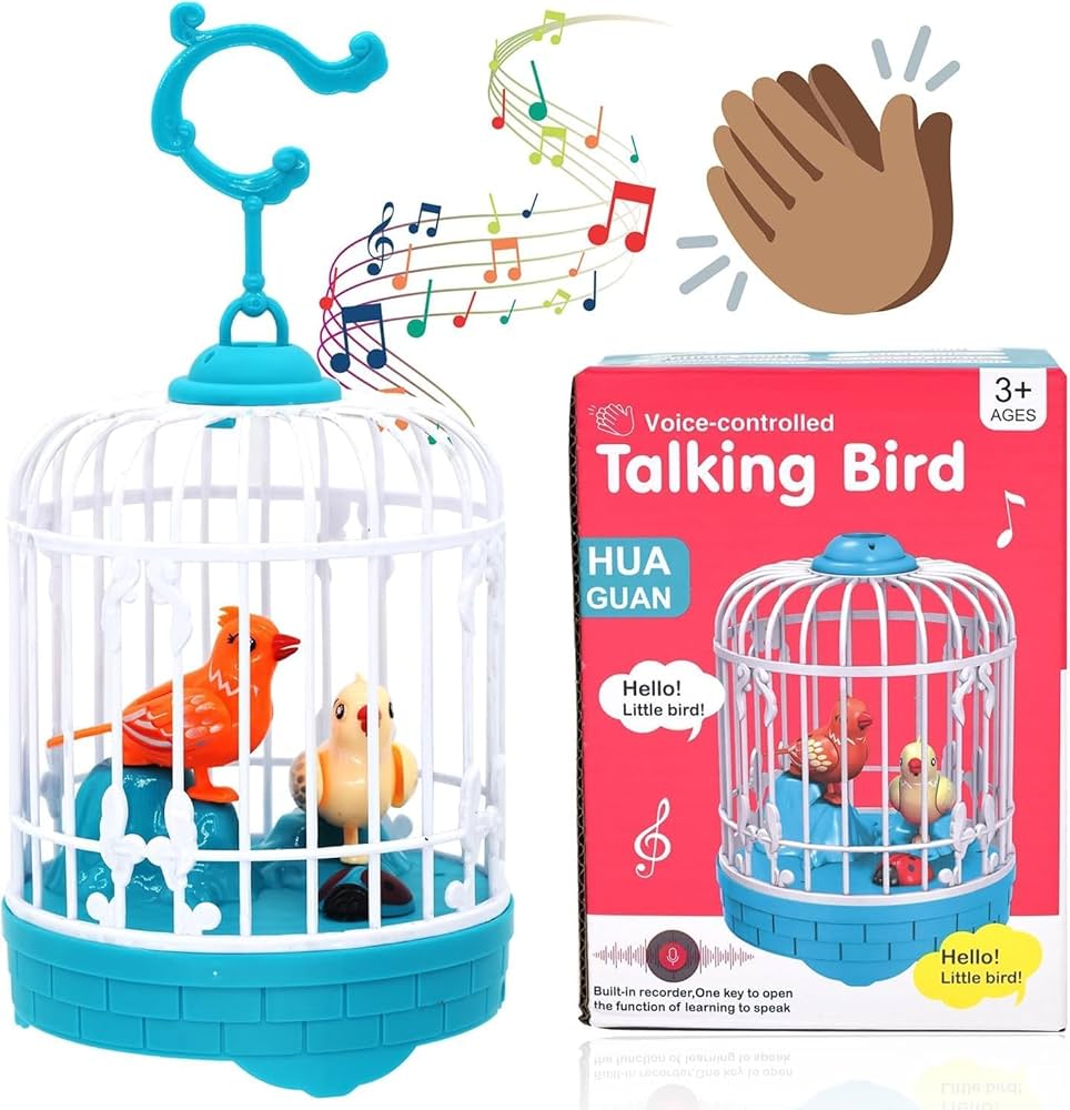 Voice-Controlled Talking Bird Toy