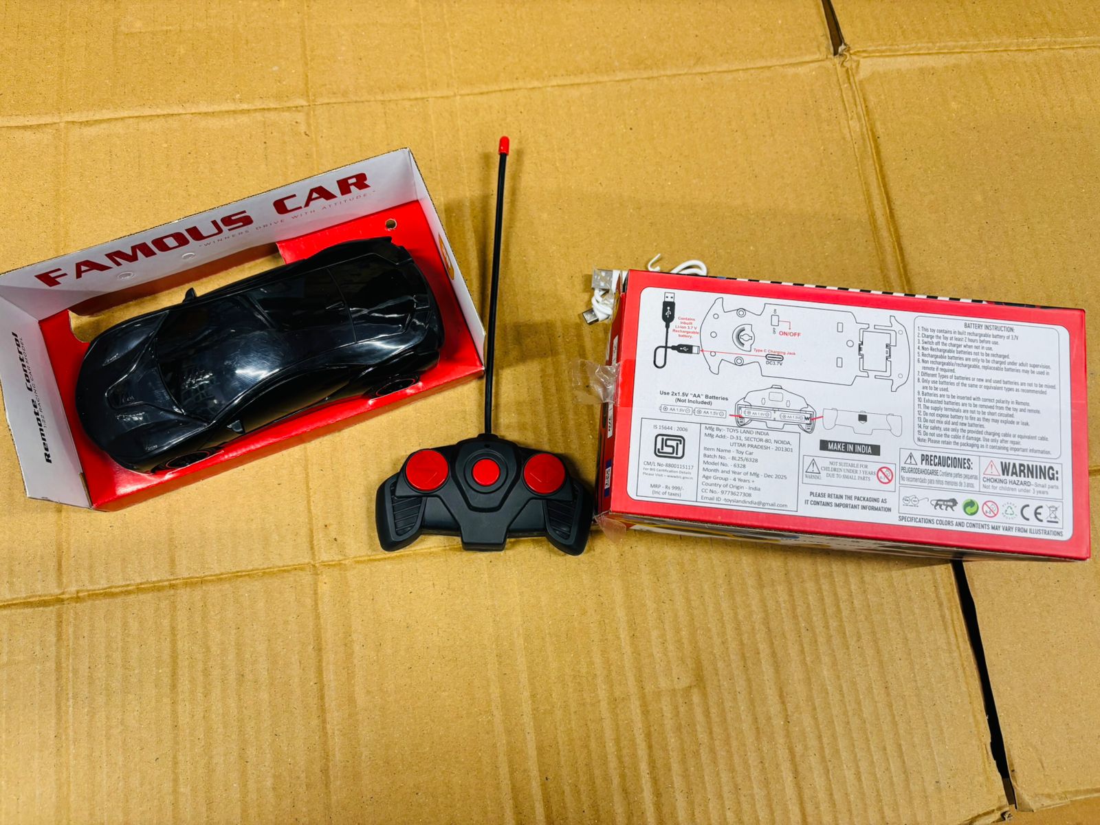 Remote Control Famous Car