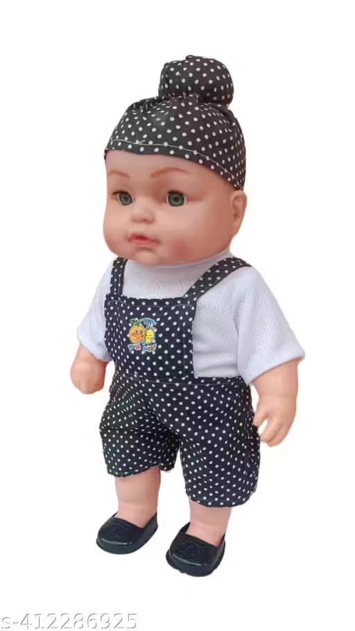 Polka Dot Dressed Doll
