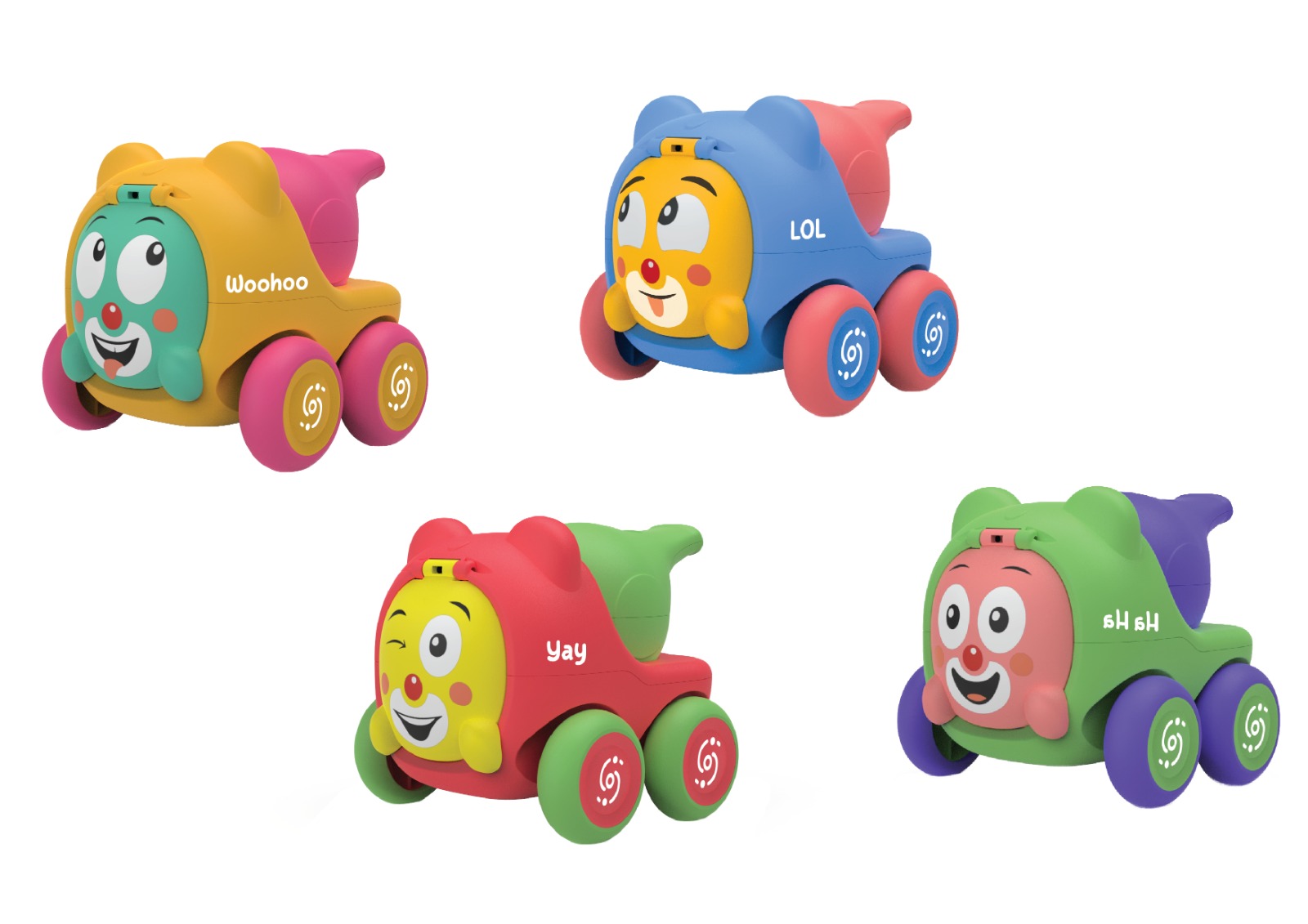 Colorful Cartoon Toy Cars