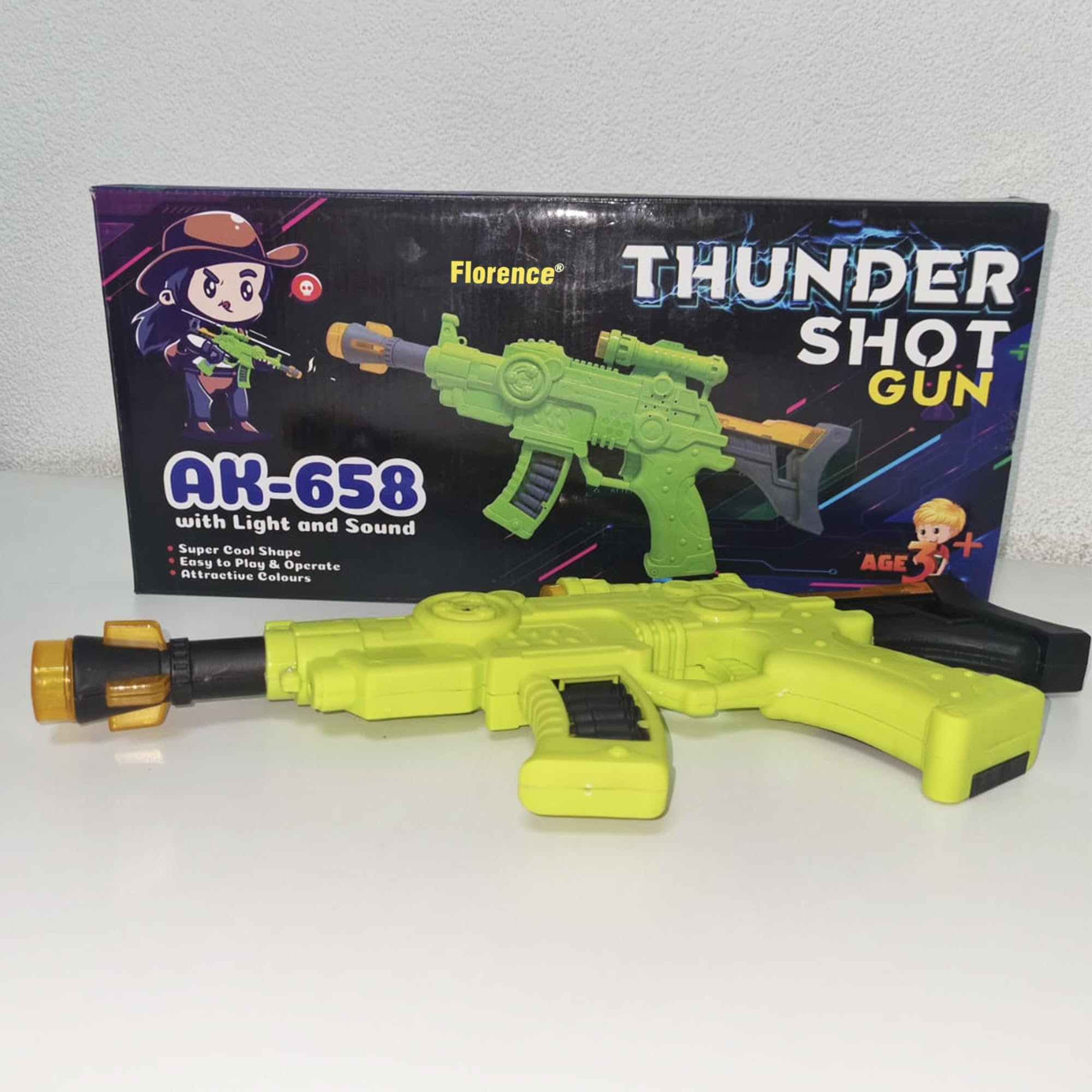 Thunder Shot Gun AK-658 Toy