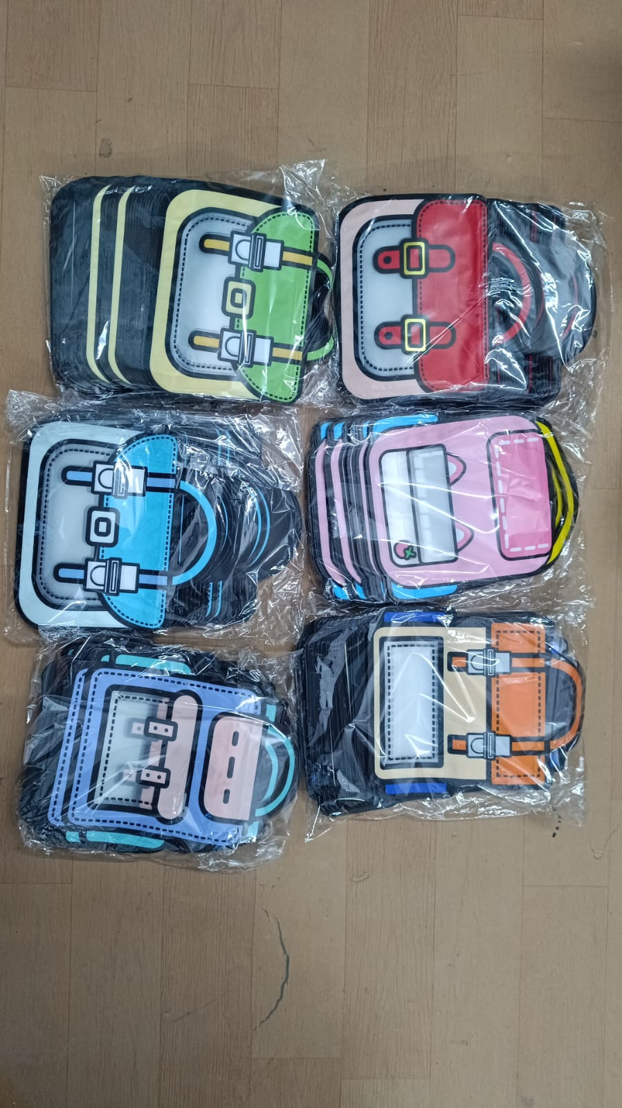 Cartoon Style Backpacks/pack of 24