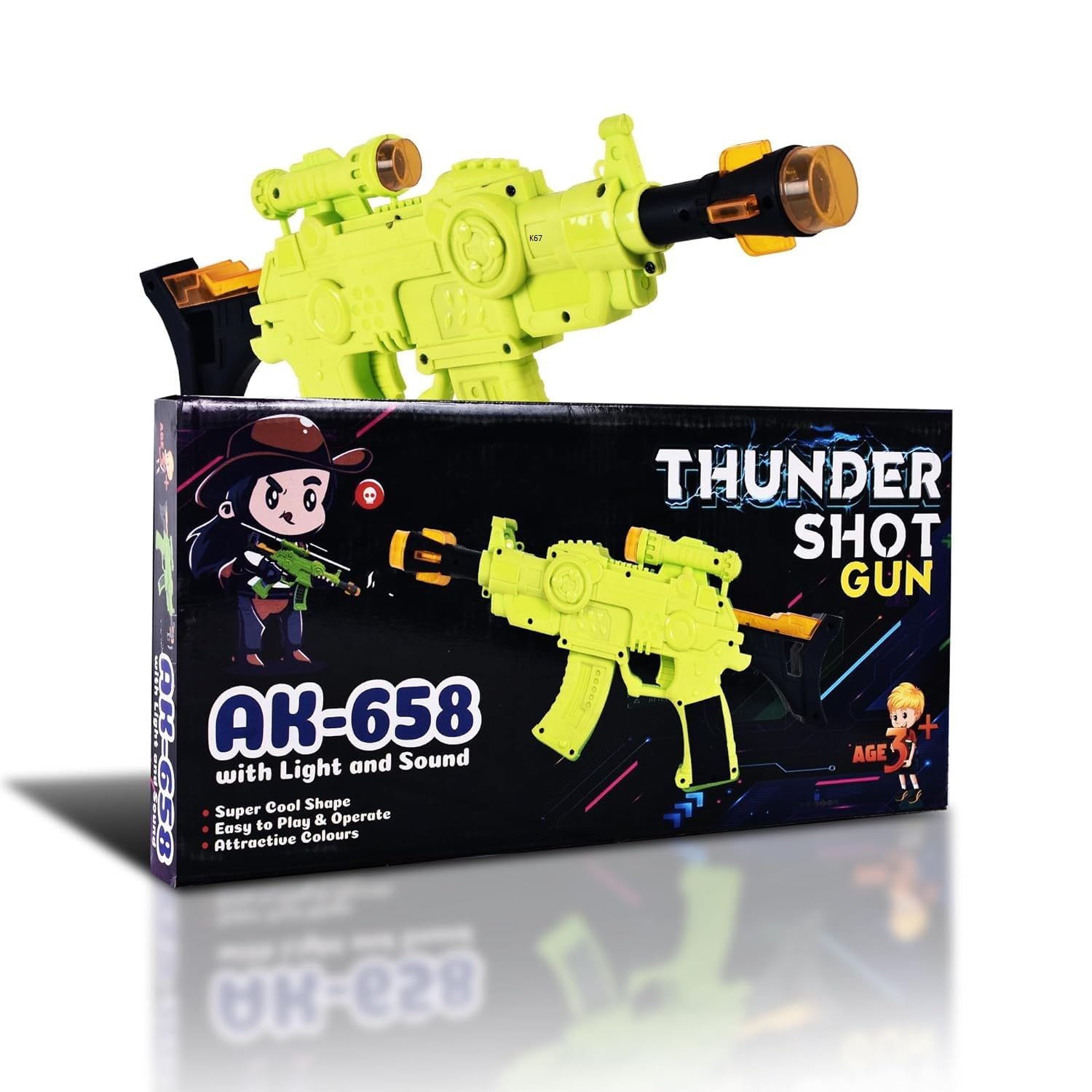Thunder Shot Gun AK-658 Toy