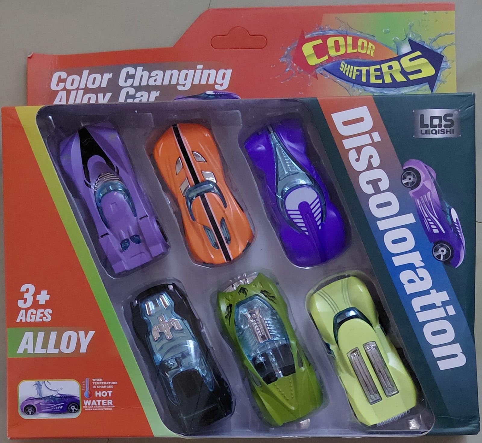 Color Changing Alloy Car Set