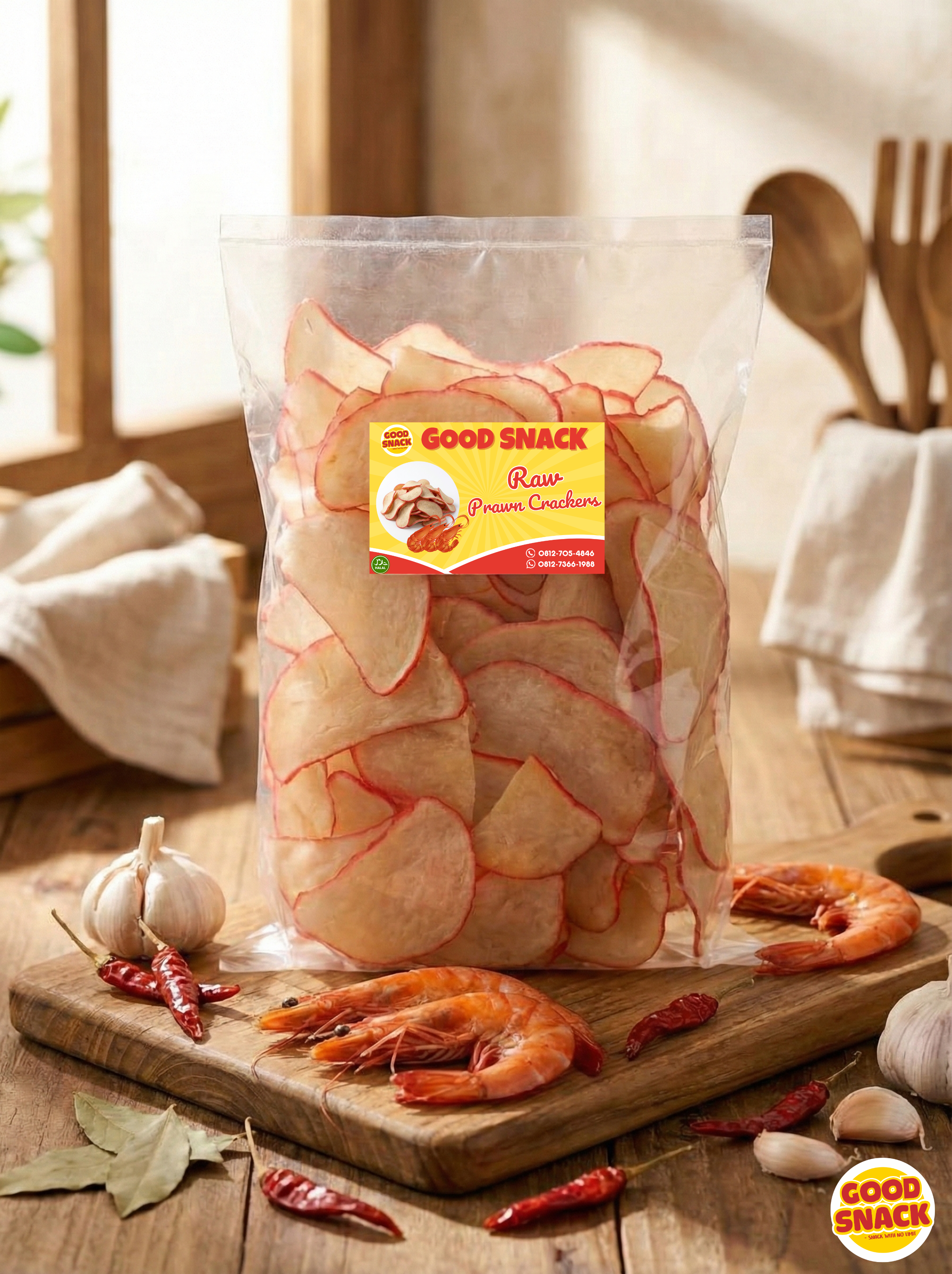 Raw Prawn Crackers - Rangsang 500g