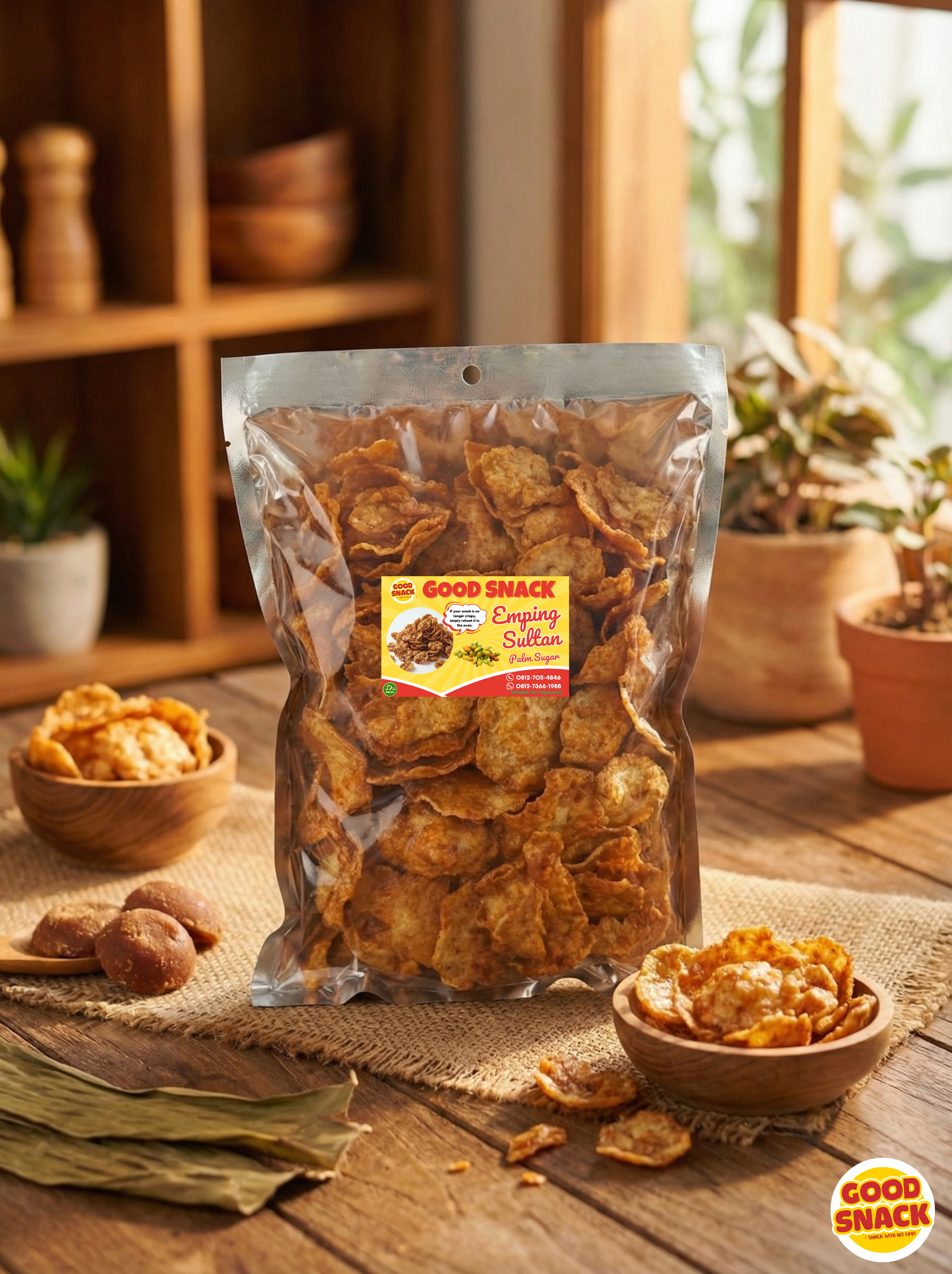 Emping Sultan Gula Aren (Palm Sugar)