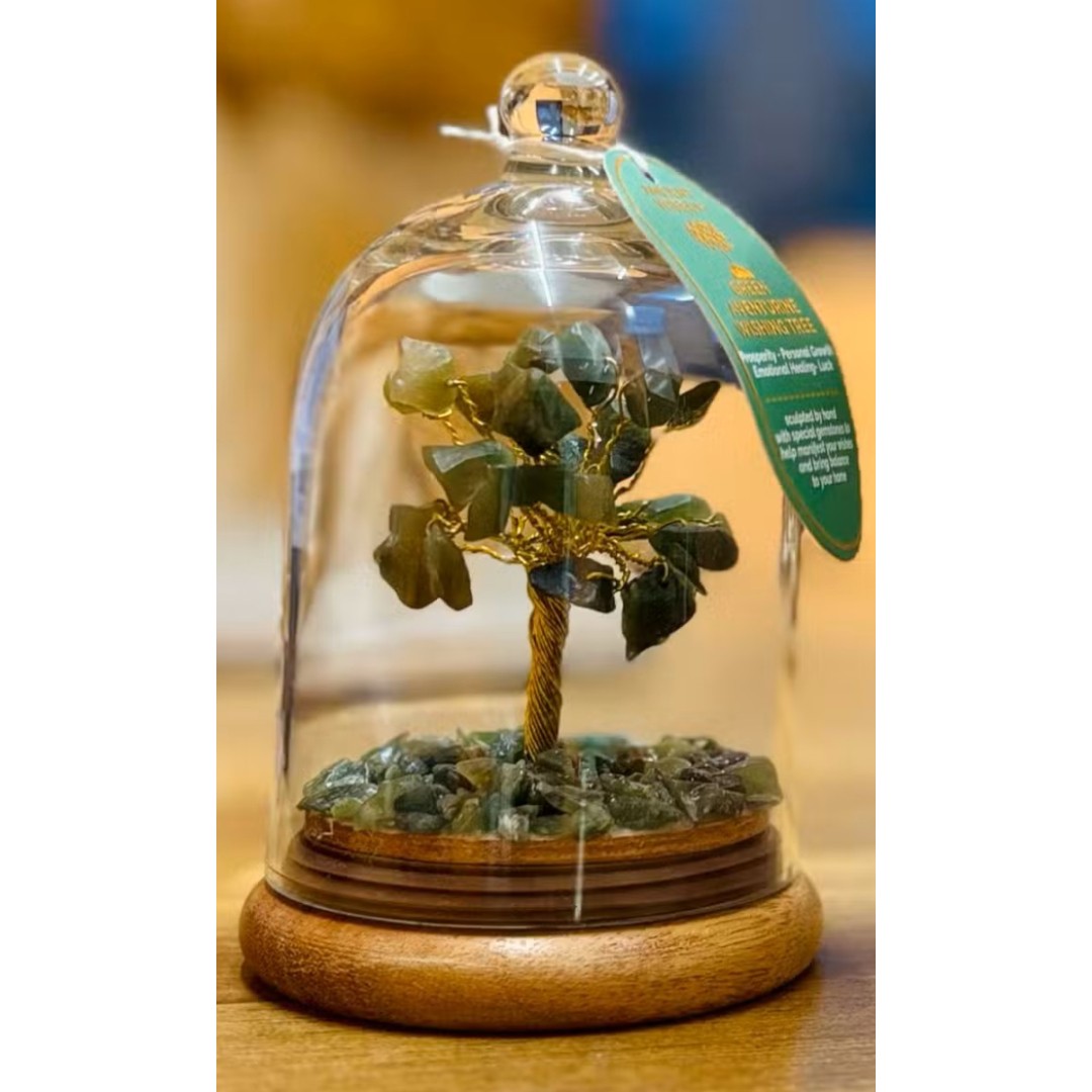 Gemstone Dome Garden - Green Adventurine - 30 chipstones