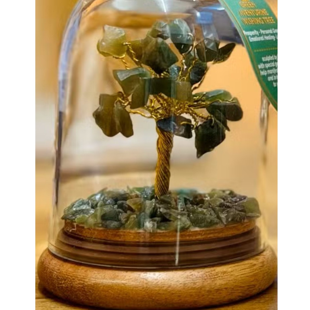 Gemstone Dome Garden - Green Adventurine - 30 chipstones