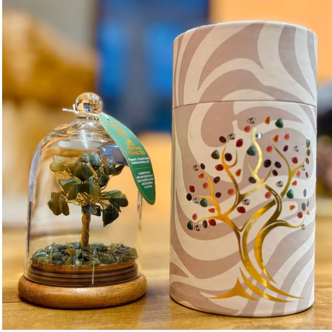 Gemstone Dome Garden - Green Adventurine - 30 chipstones