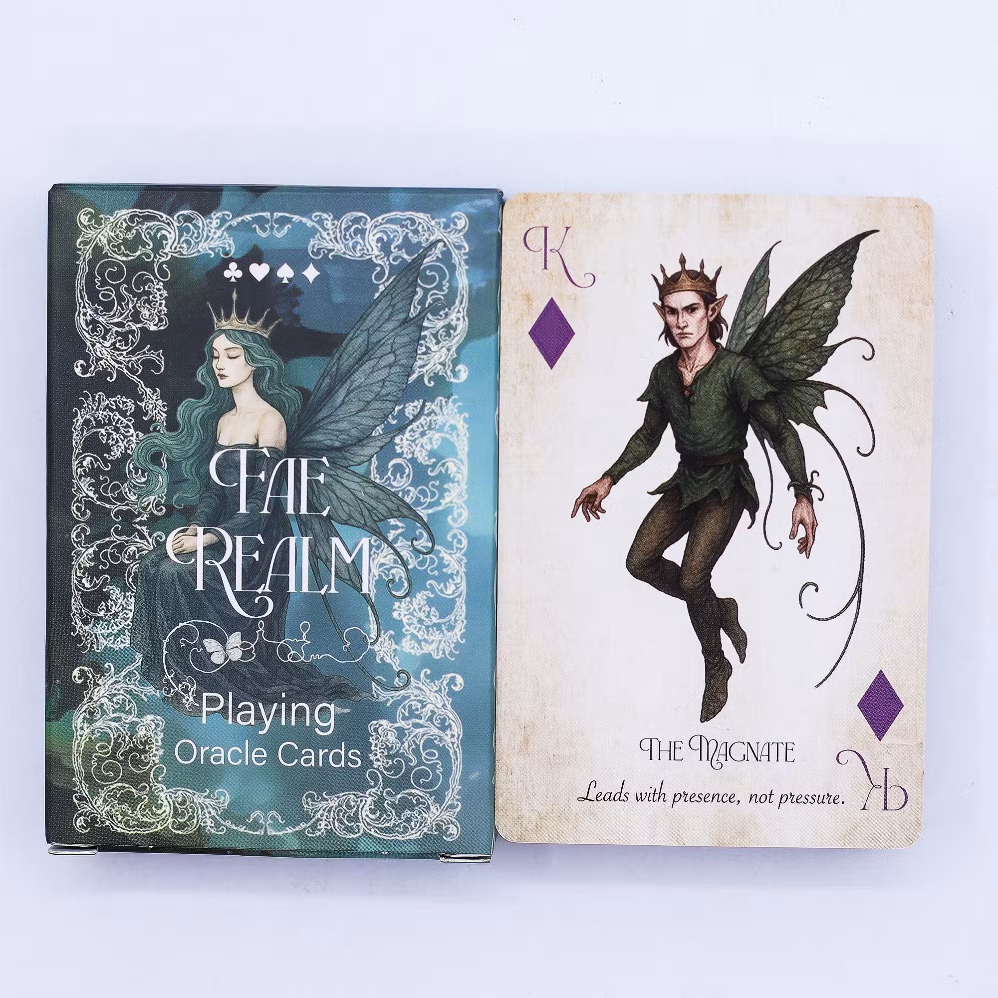 Fae Realm Playing & Oracle Cards – Fairy Theme