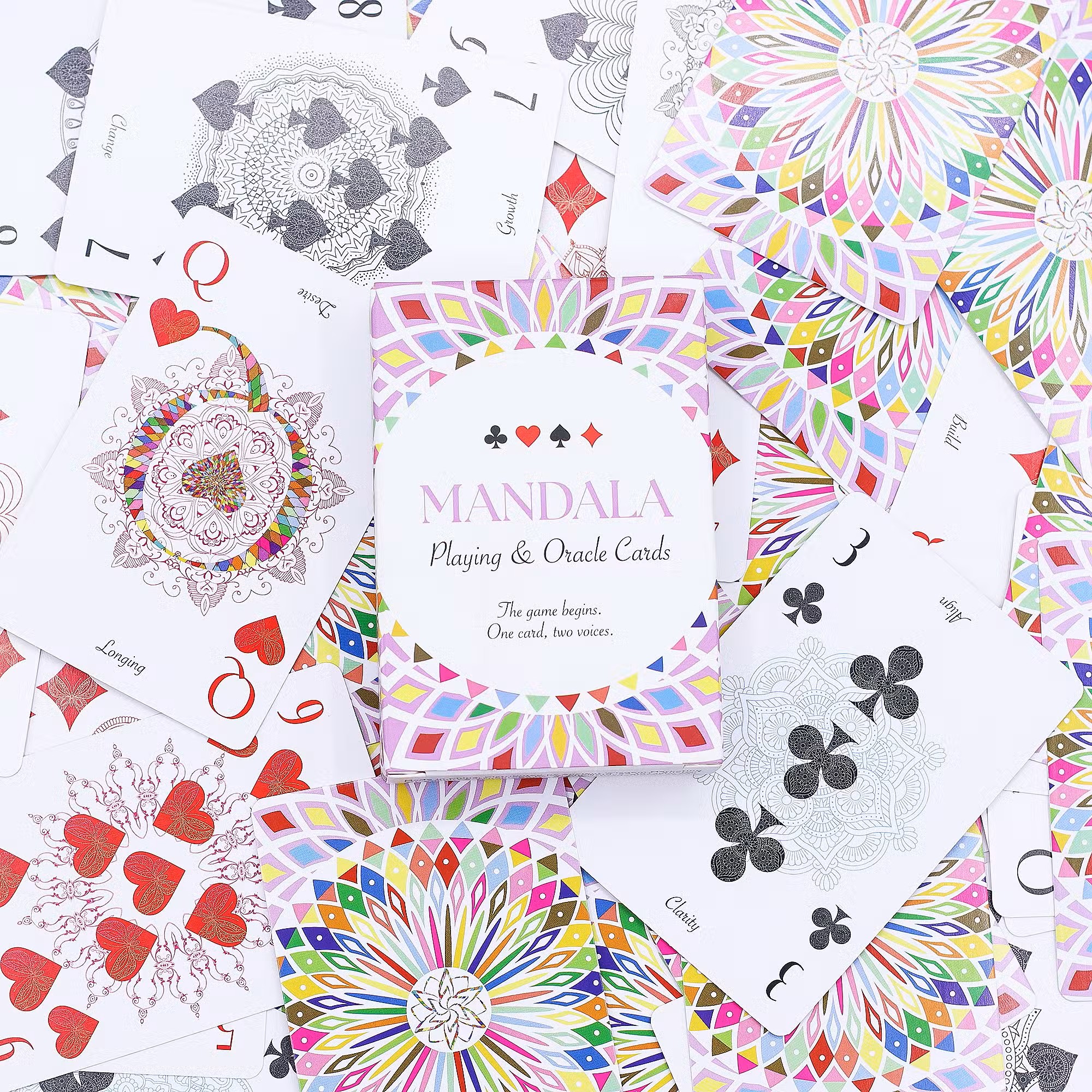 Mandala Playing & Oracle Cards – Kaleidoscope Symmetry