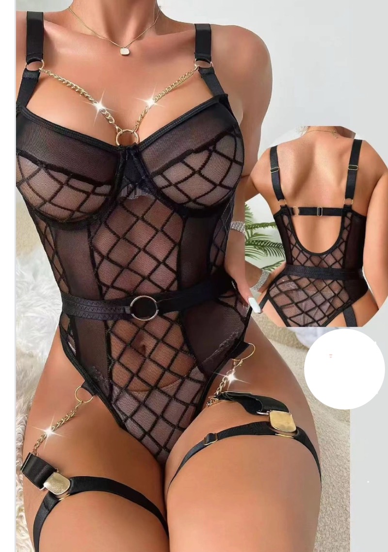 Body lingerie résille 