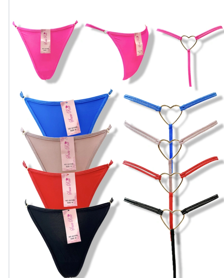 String de luxe avec coeur