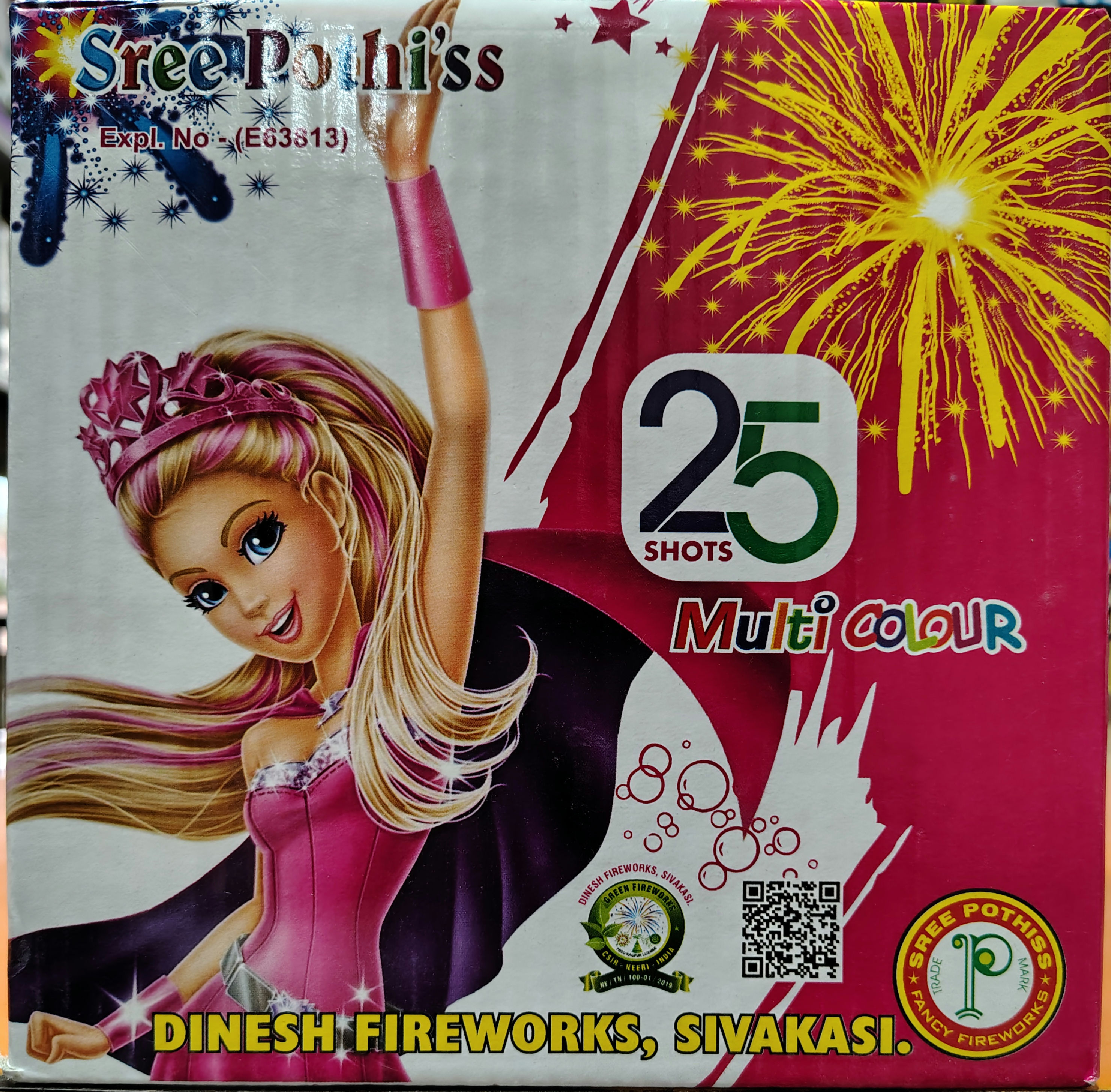 Shree Pothi's 25 Shots Multicolour 