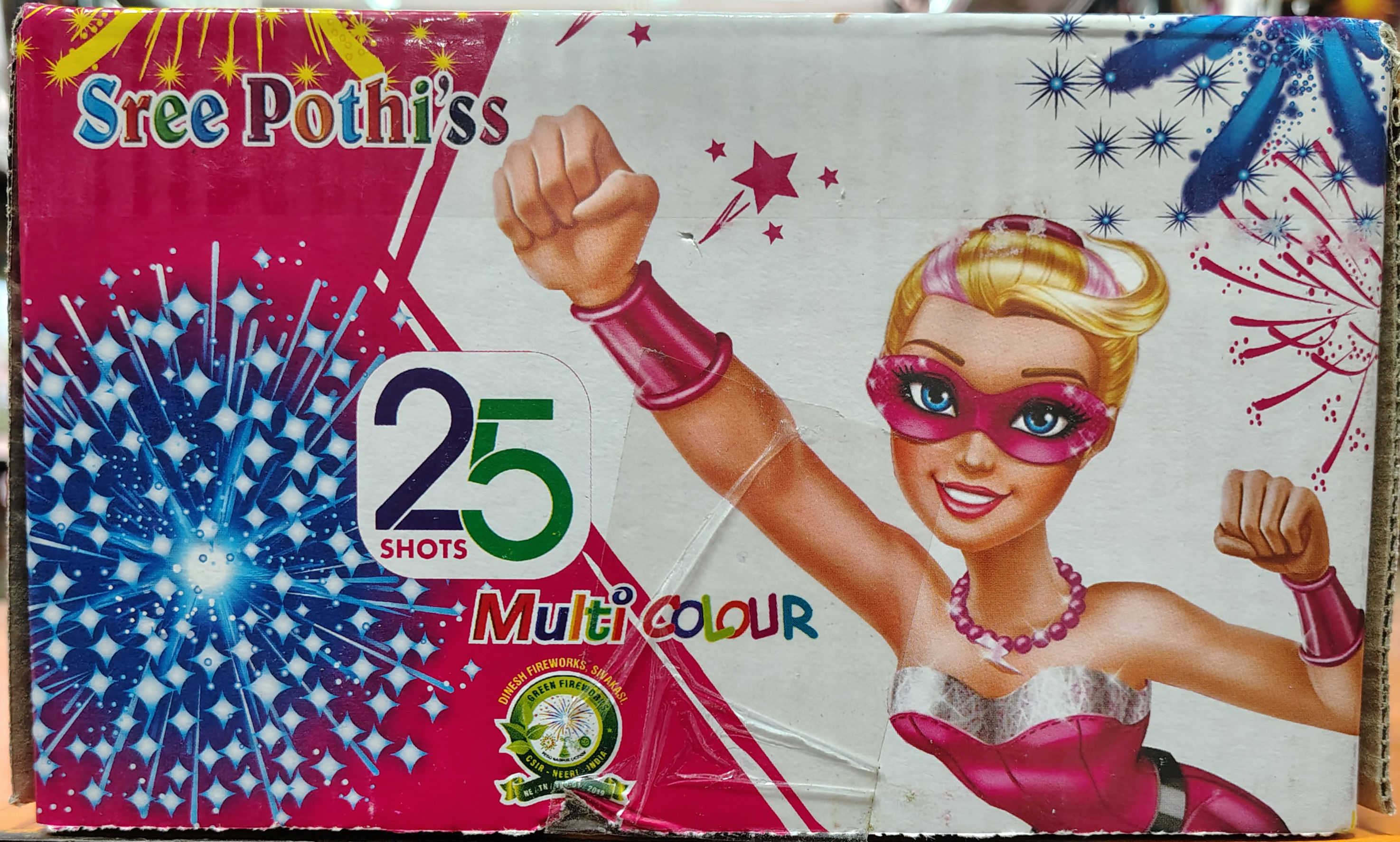 Shree Pothi's 25 Shots Multicolour 