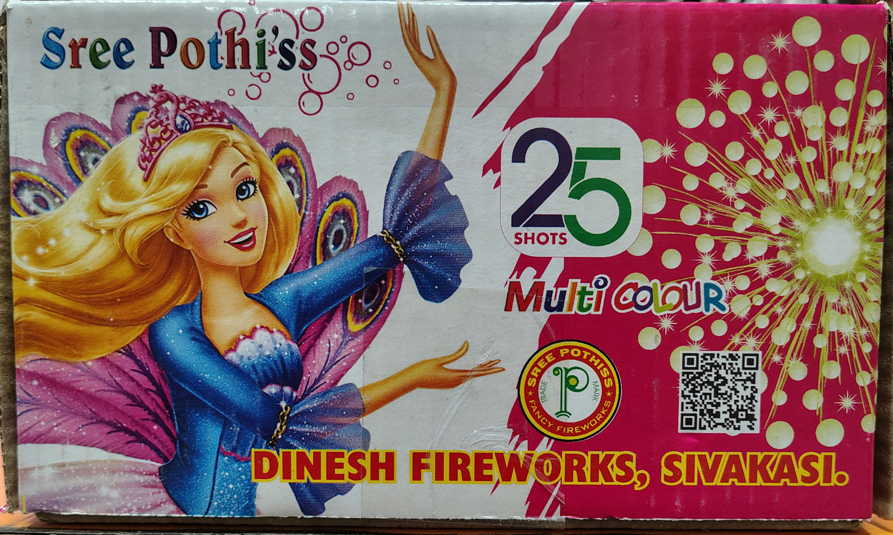 Shree Pothi's 25 Shots Multicolour 