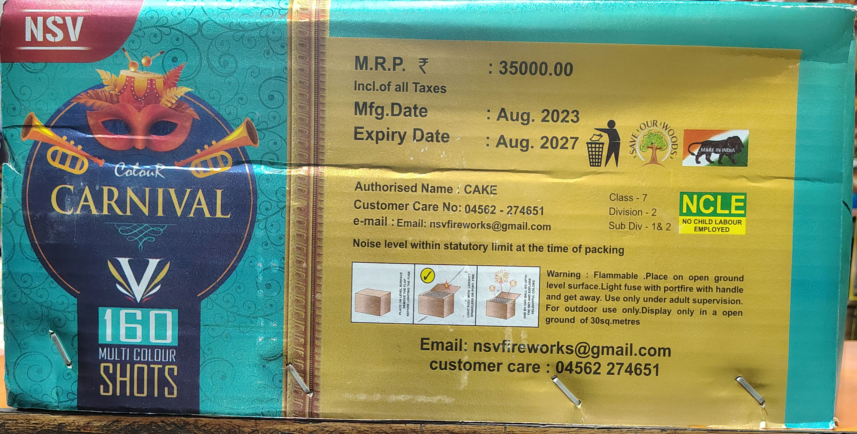 Colour Carnival 160 Shots 