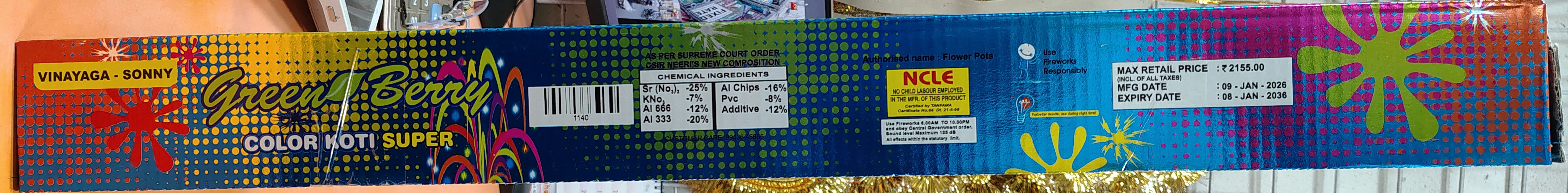 Color Green Berry (Koti)