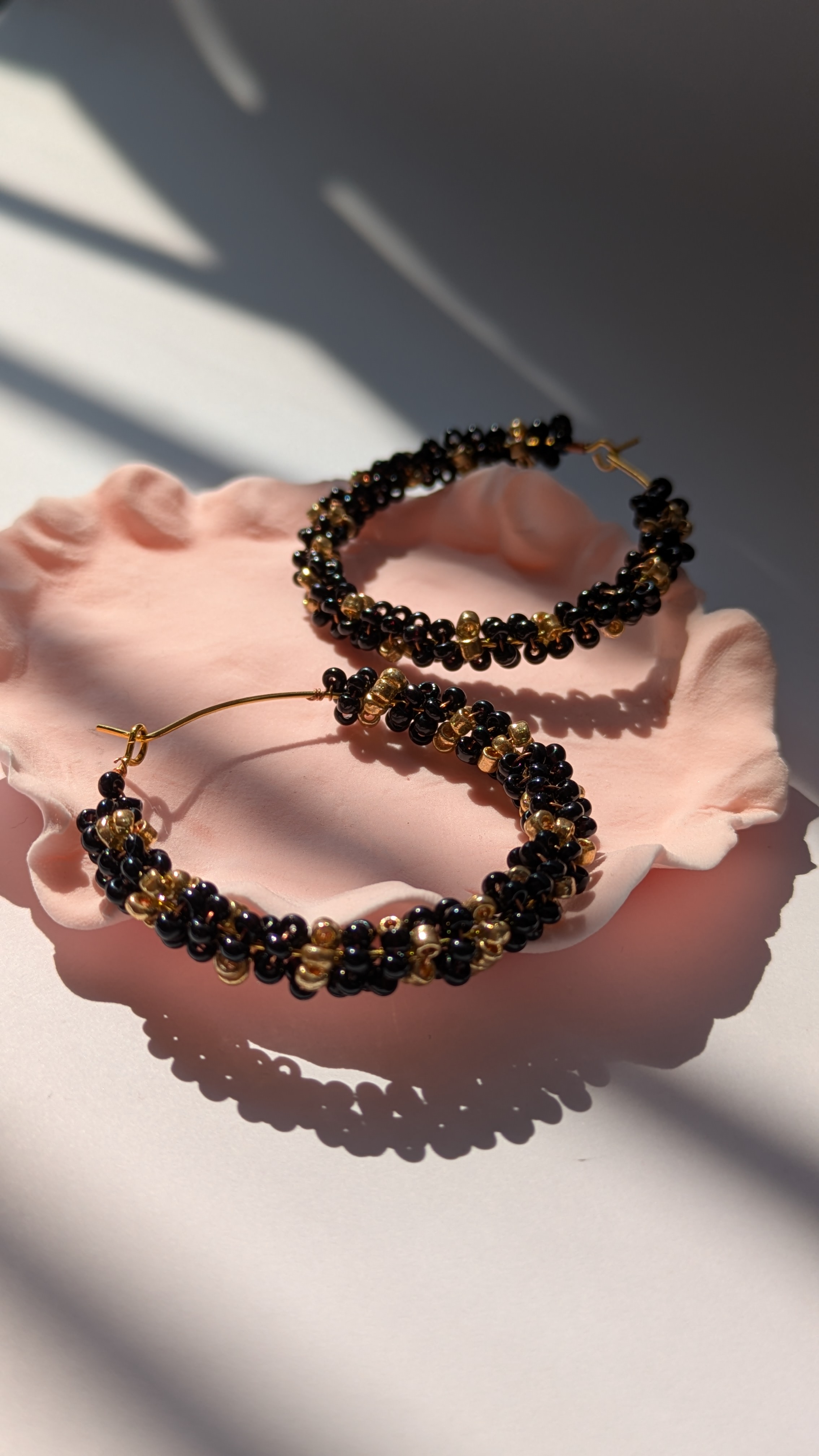 Beaded hoop Earrings