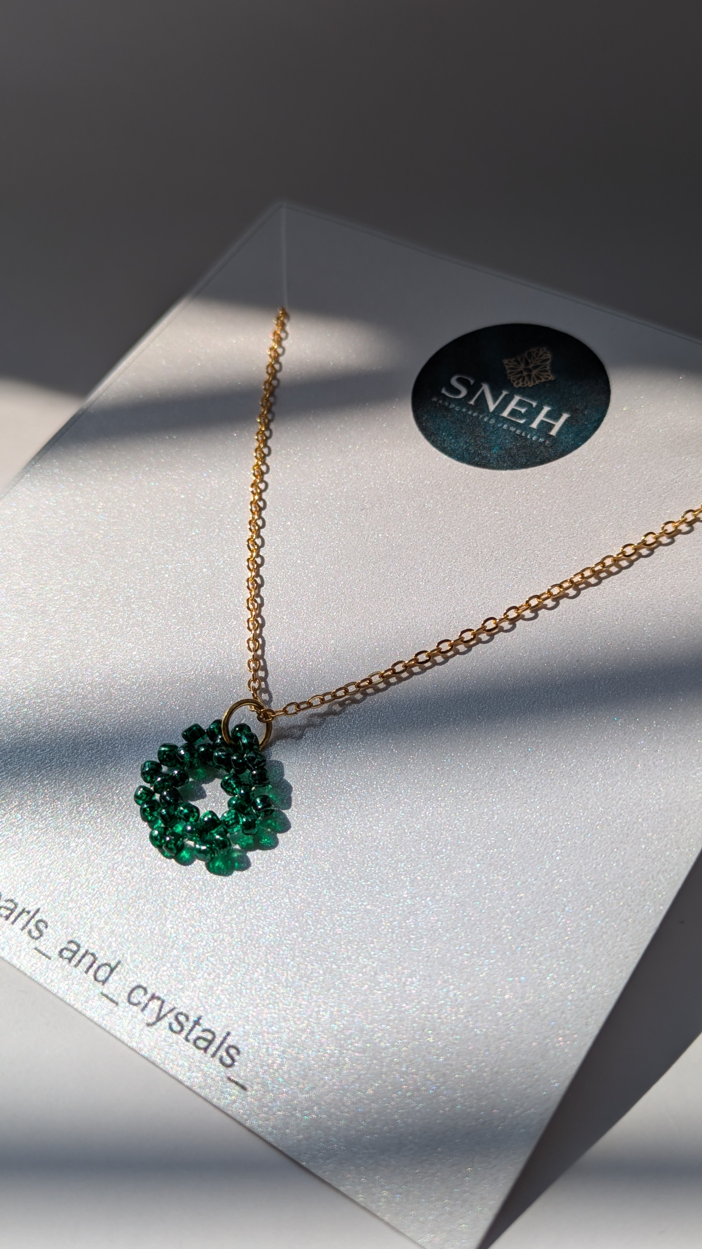 Green Beaded Neckpiece