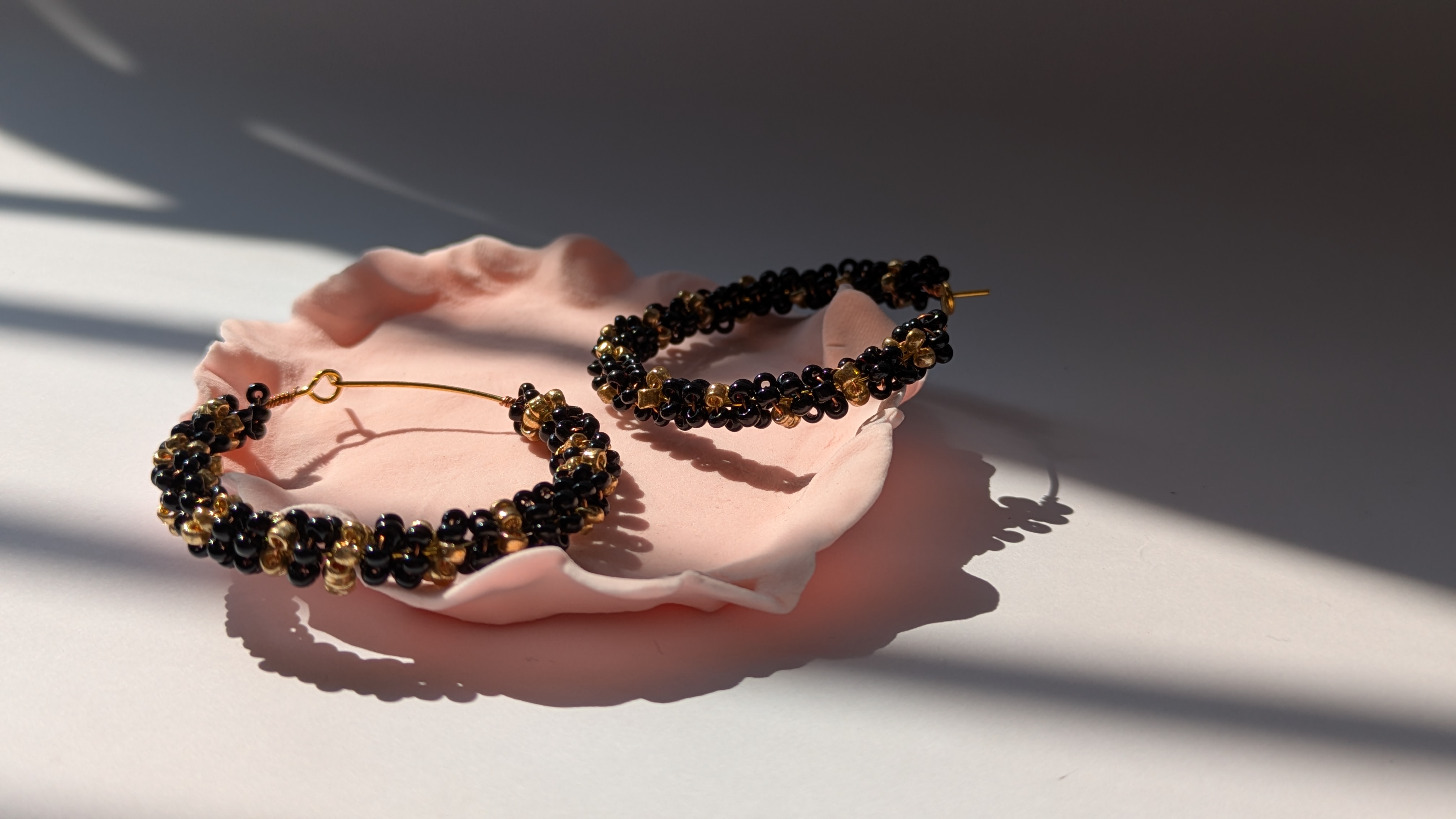 Beaded hoop Earrings