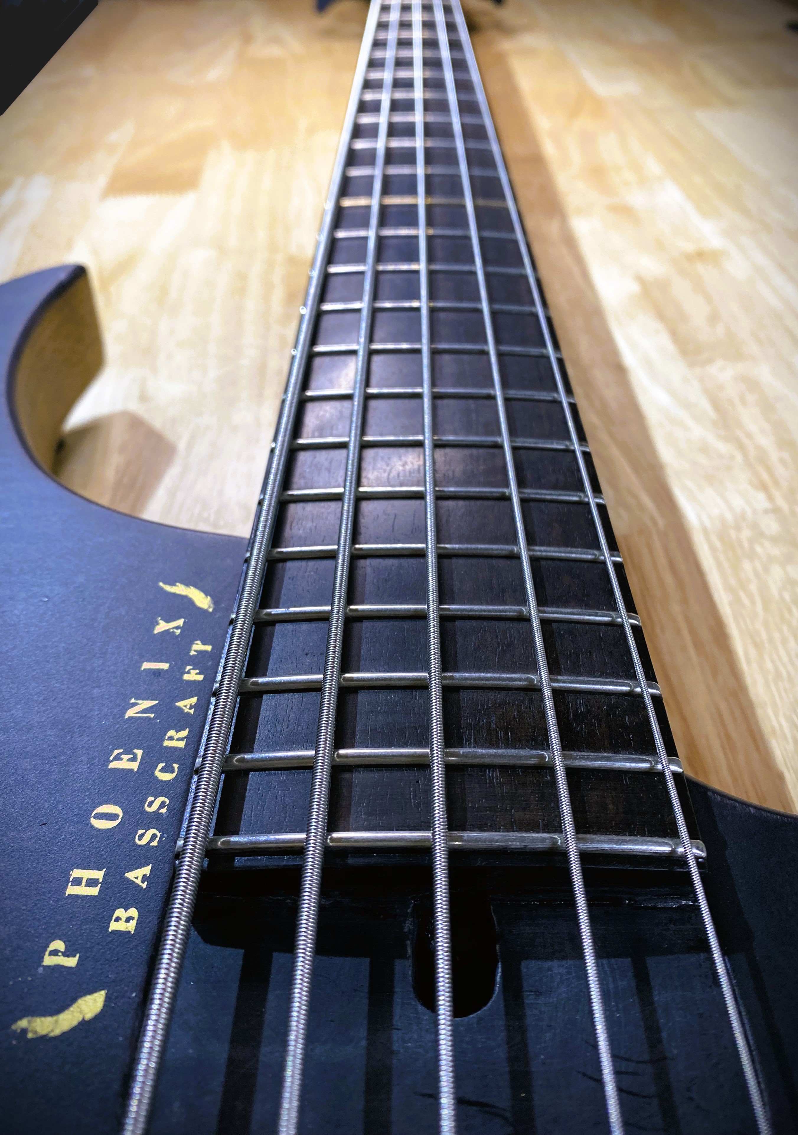 Fingerboard and frets