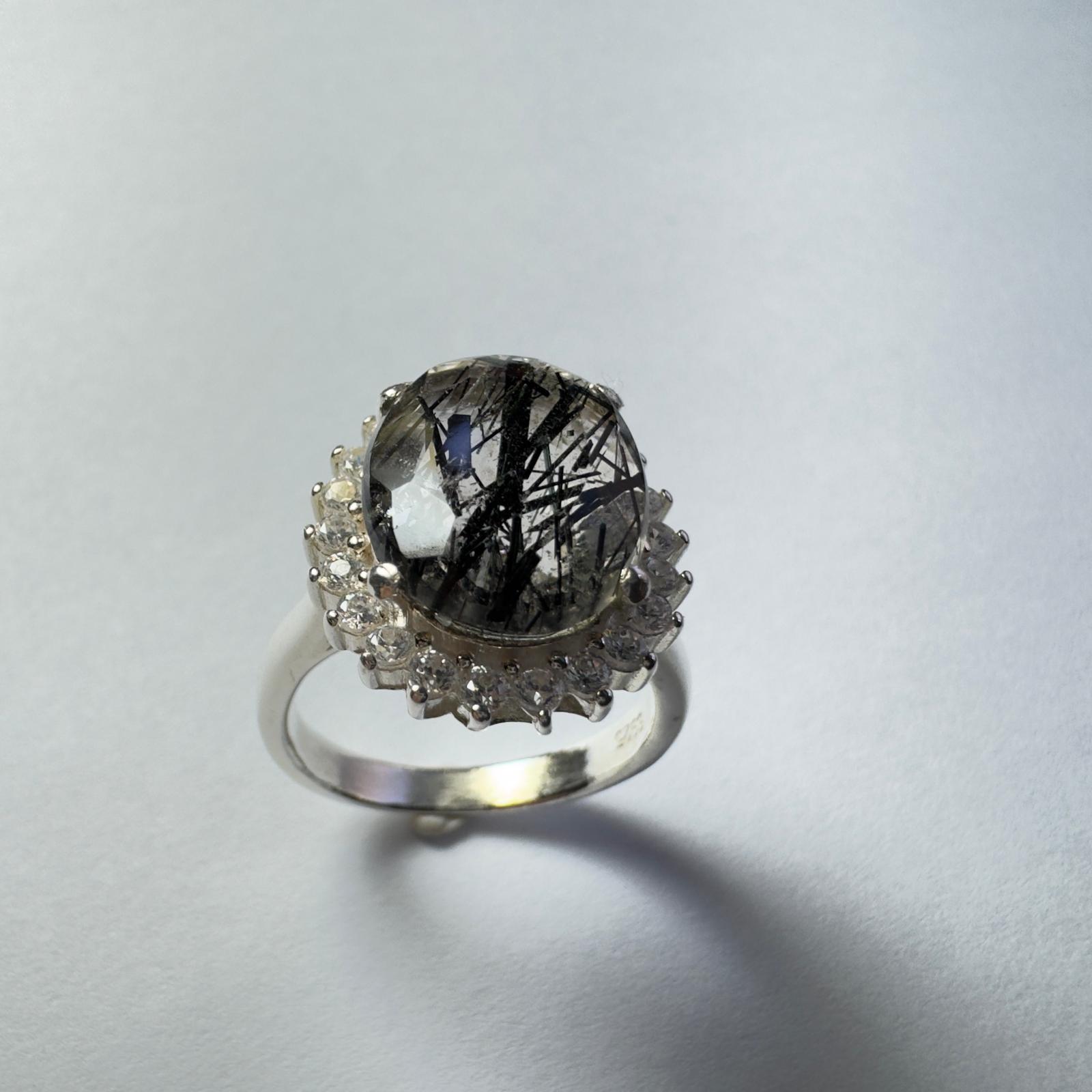 Rutilated Quartz Ring