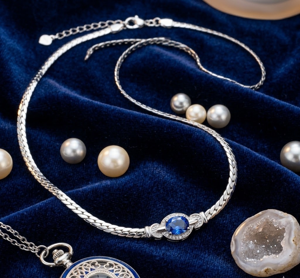 Elegant Sapphire Necklace
