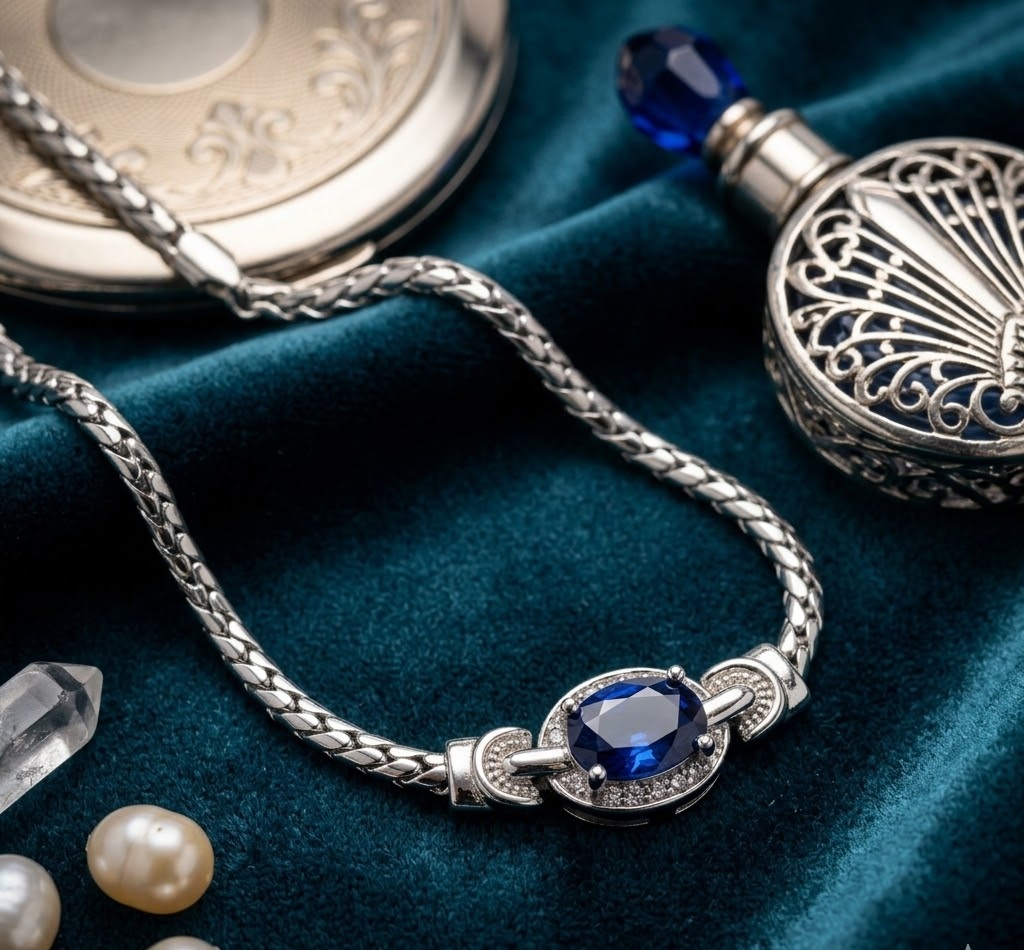 Elegant Sapphire Necklace