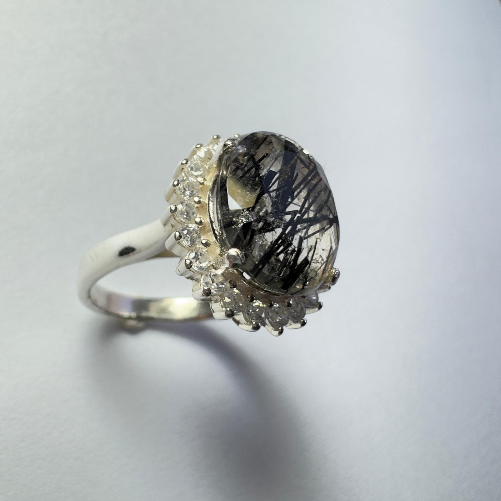 Rutilated Quartz Ring