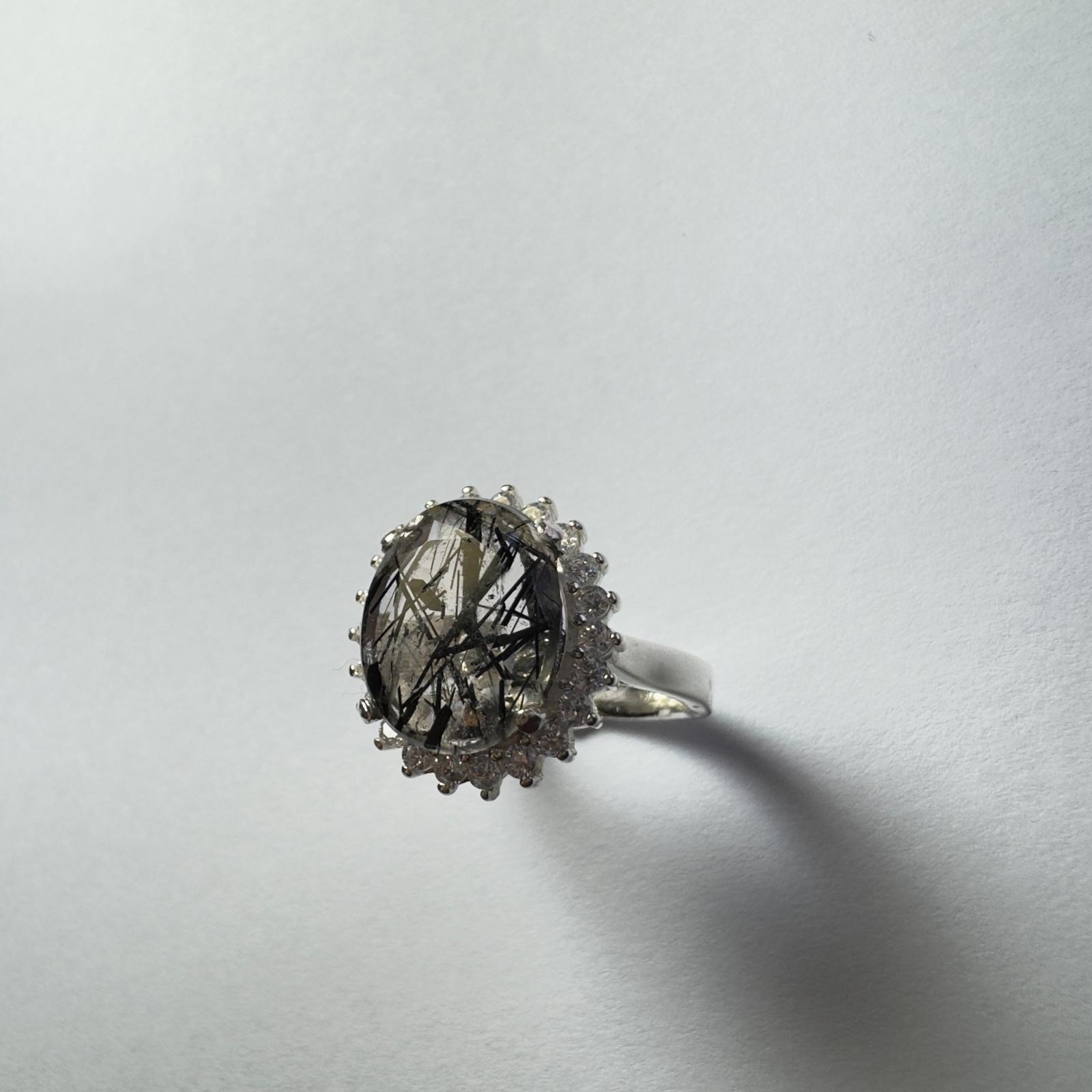 Rutilated Quartz Ring