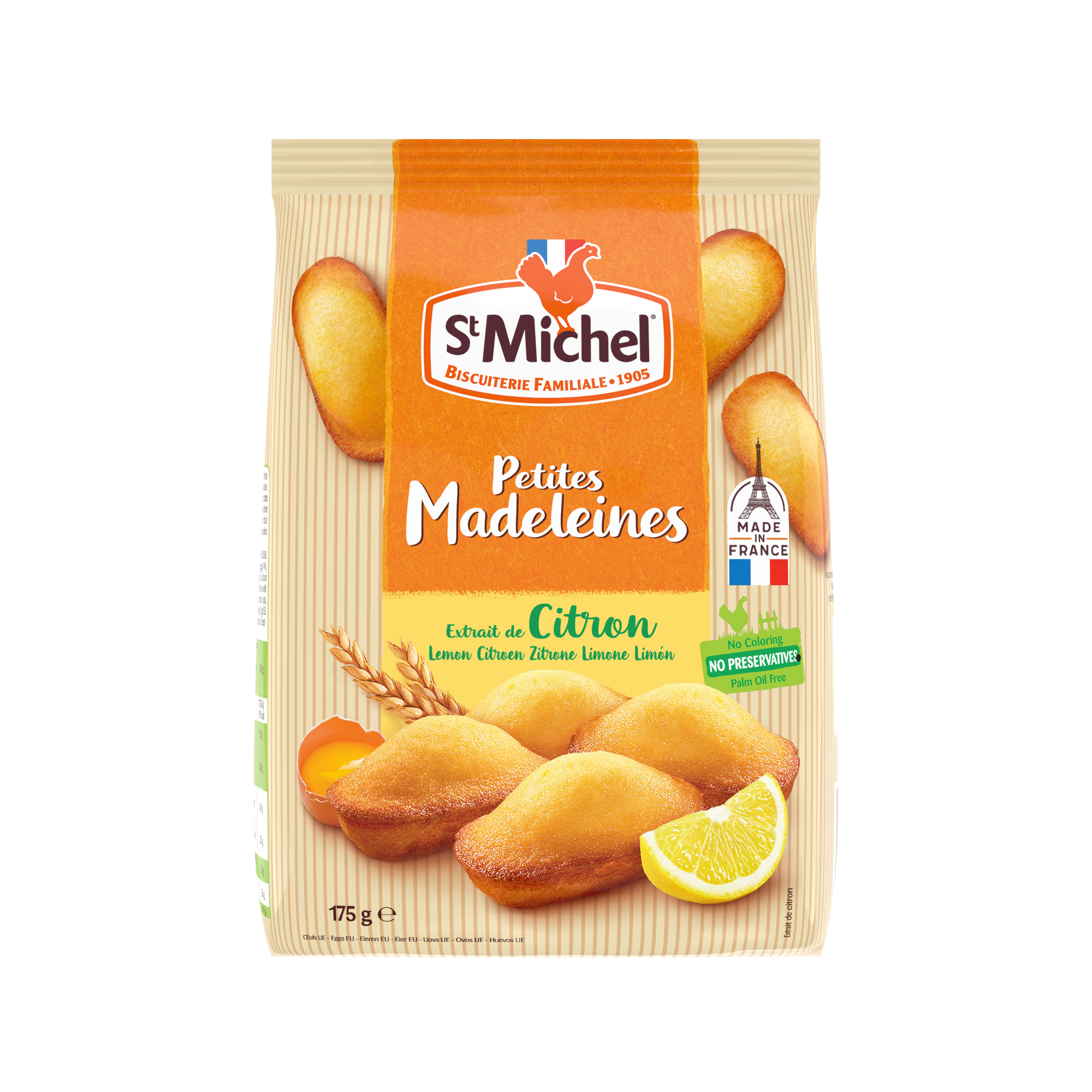 St Michel Petites Madeleines Lemon