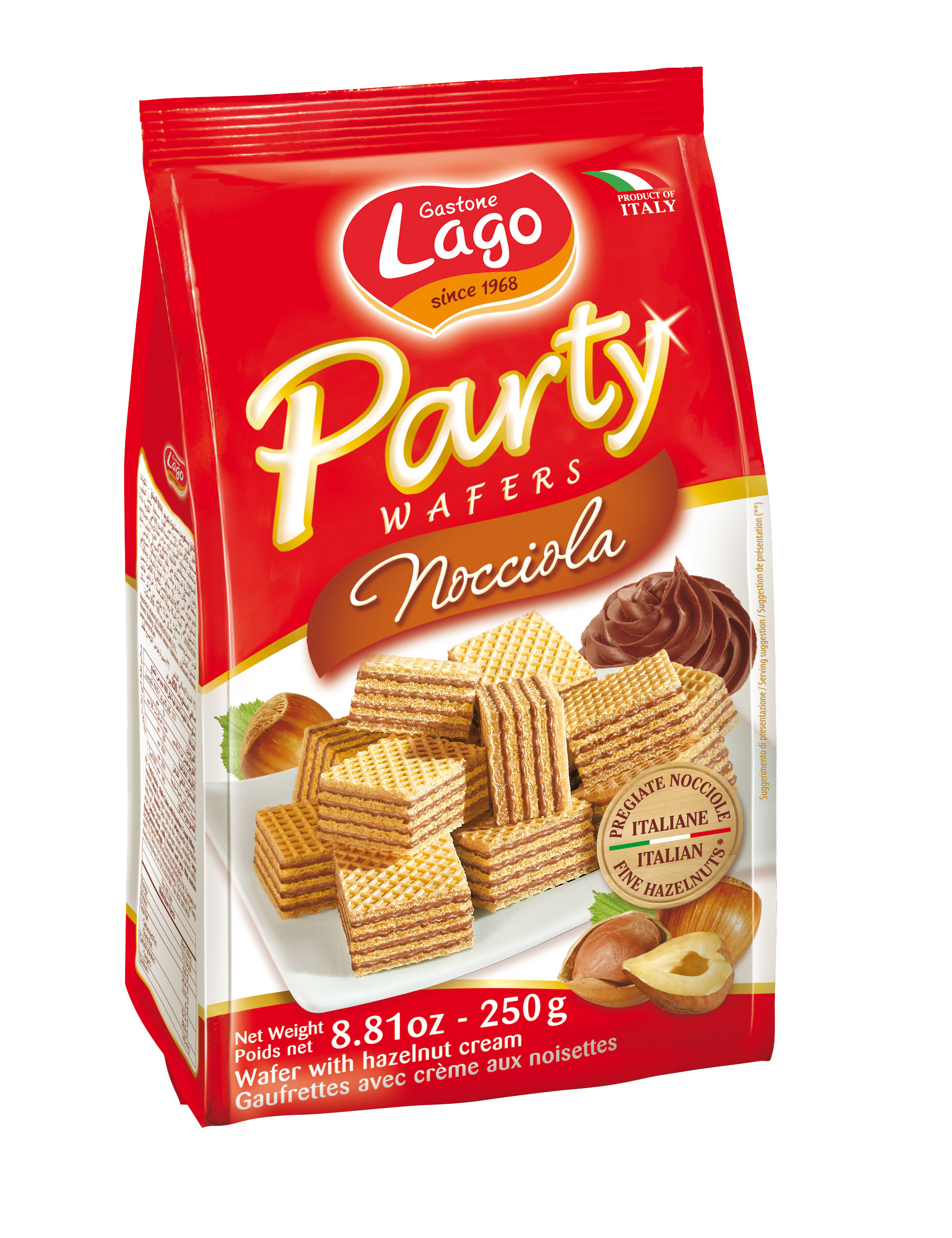 Lago Party Wafers Nocciola