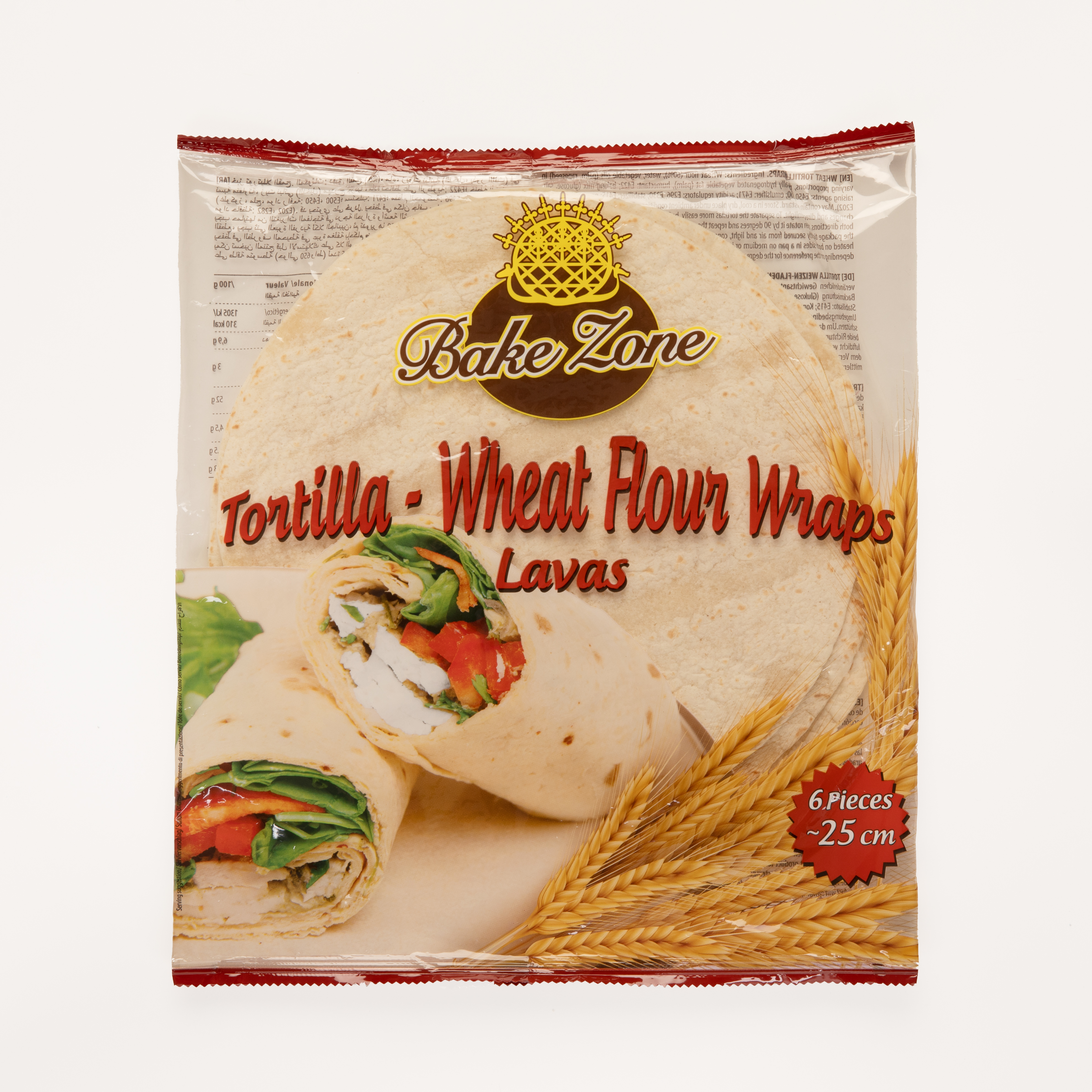 BakeZone Tortilla Wheat Flour Wraps