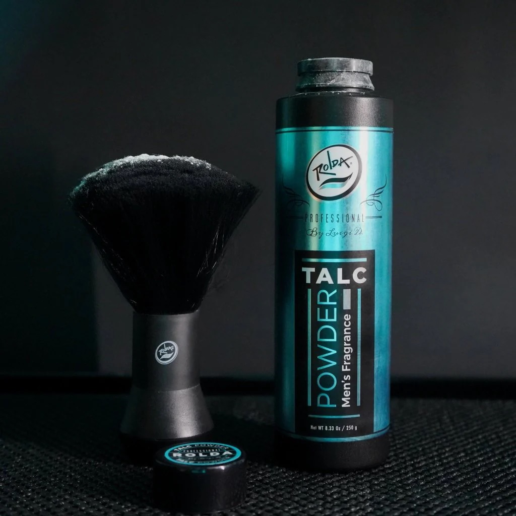 Polvo de talco profesional para hombre Rolda