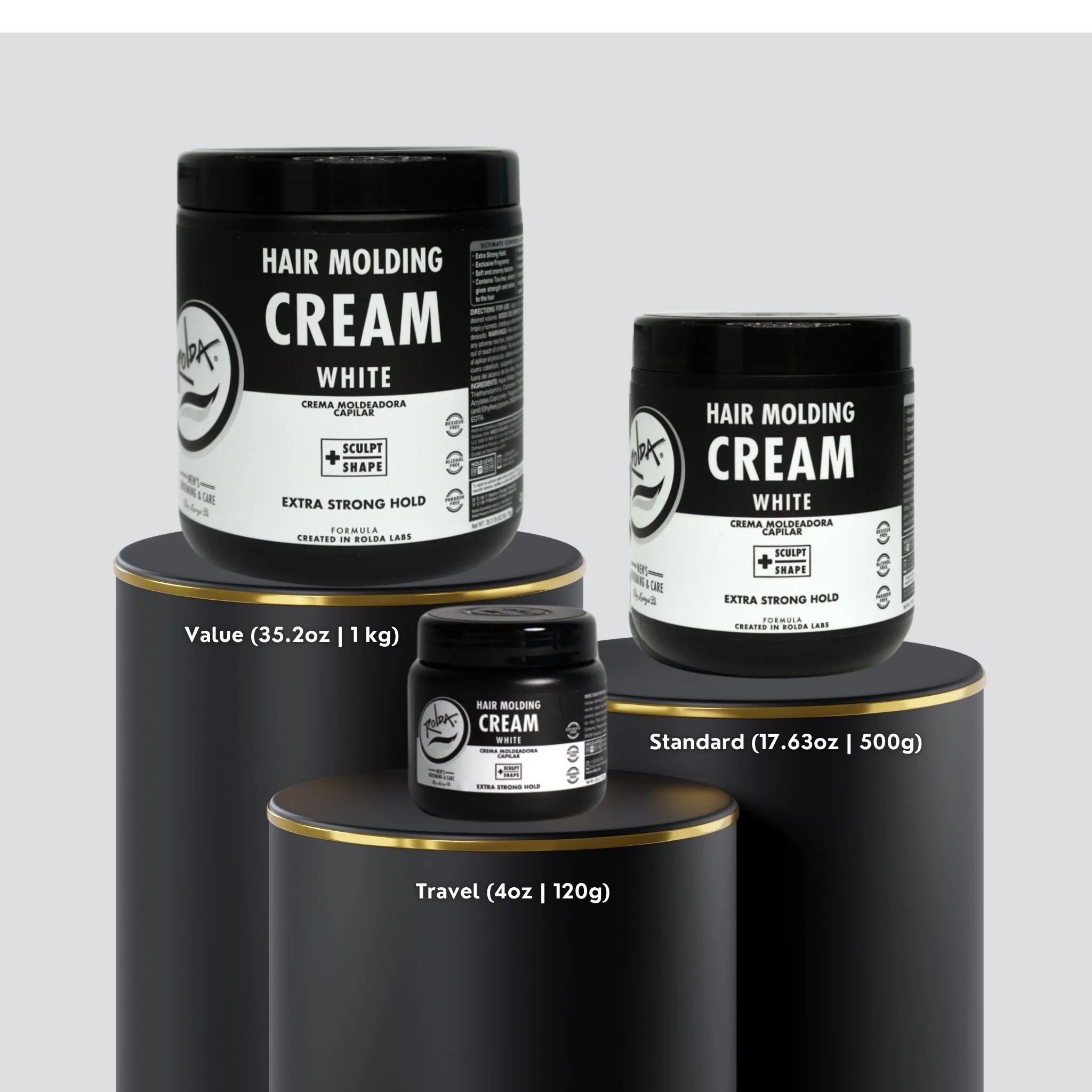 Crema Moldeadora de Cabello White Rolda