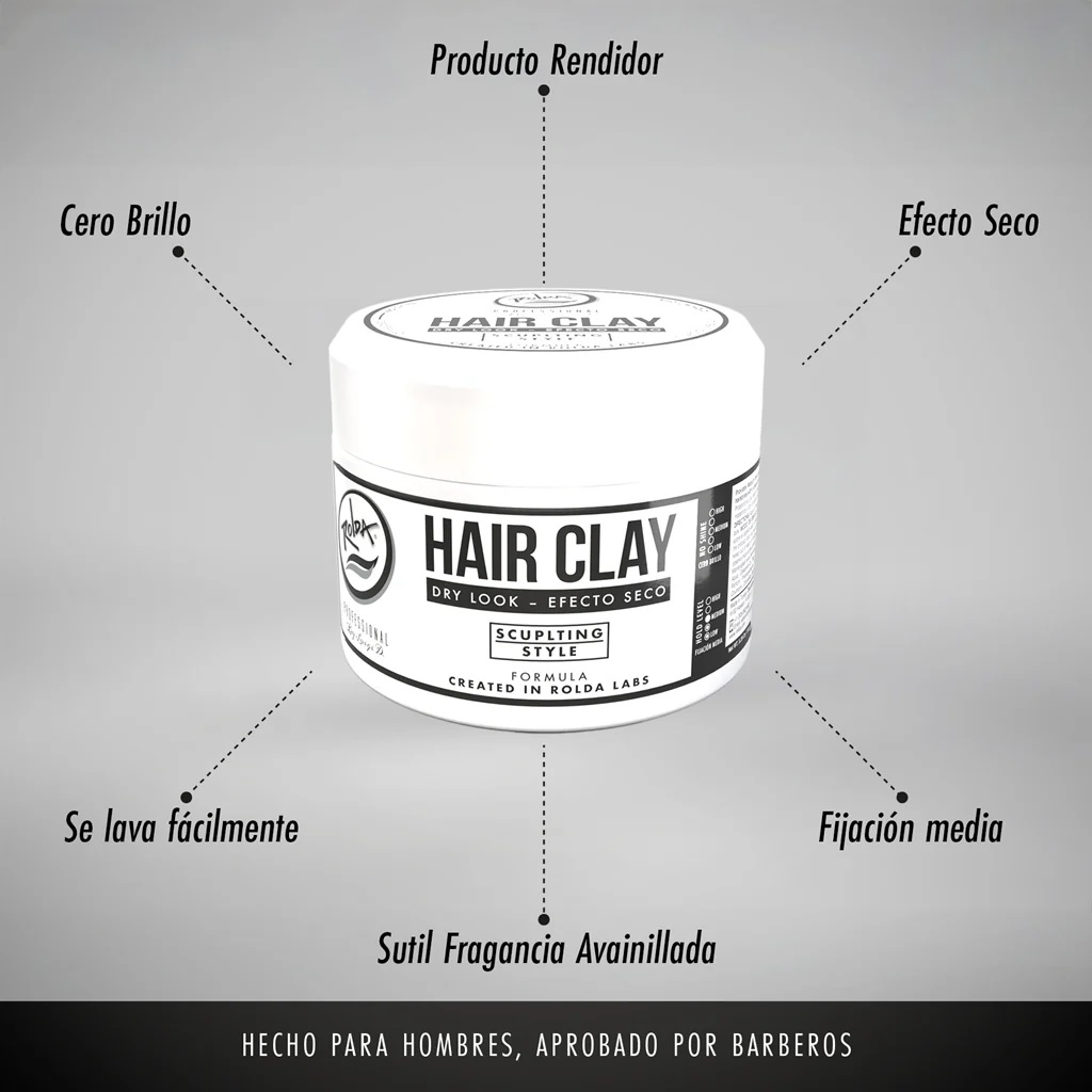 Pomada Hair Clay Rolda
