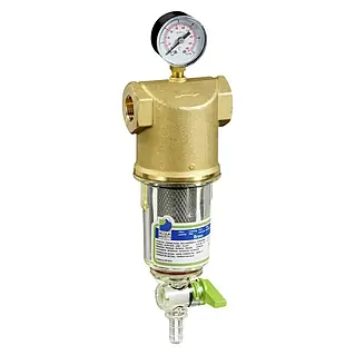 Water Pressure Regulator with Gauge