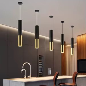 Modern Black and Gold Pendant Lights