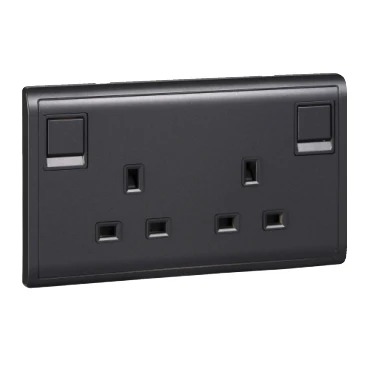 Double Socket Wall Outlet