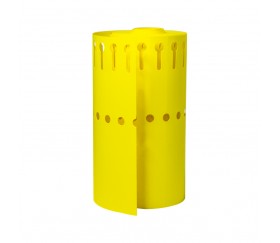 Etiqueta plástica amarilla