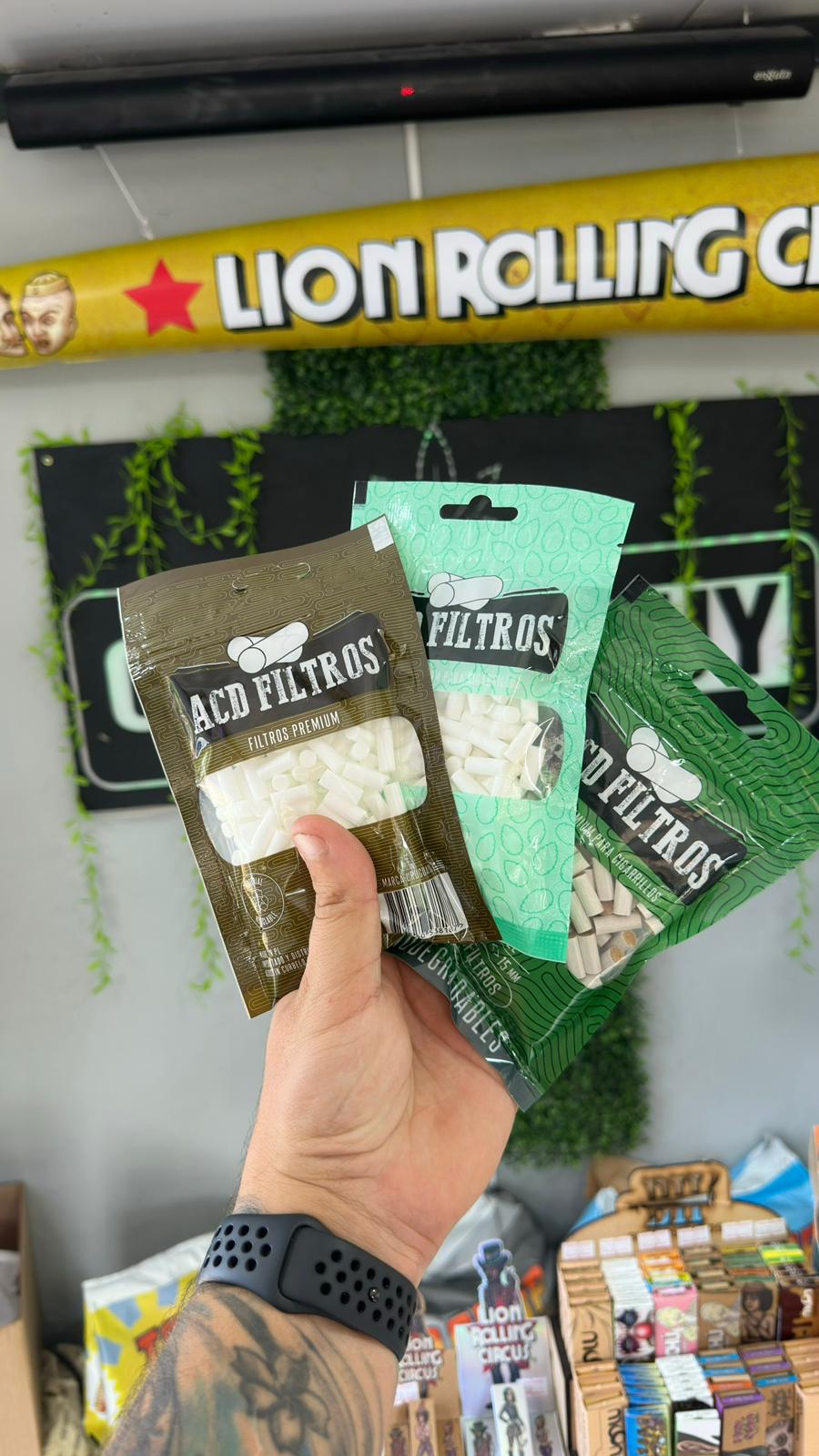 Filtros ACD Biodegradables