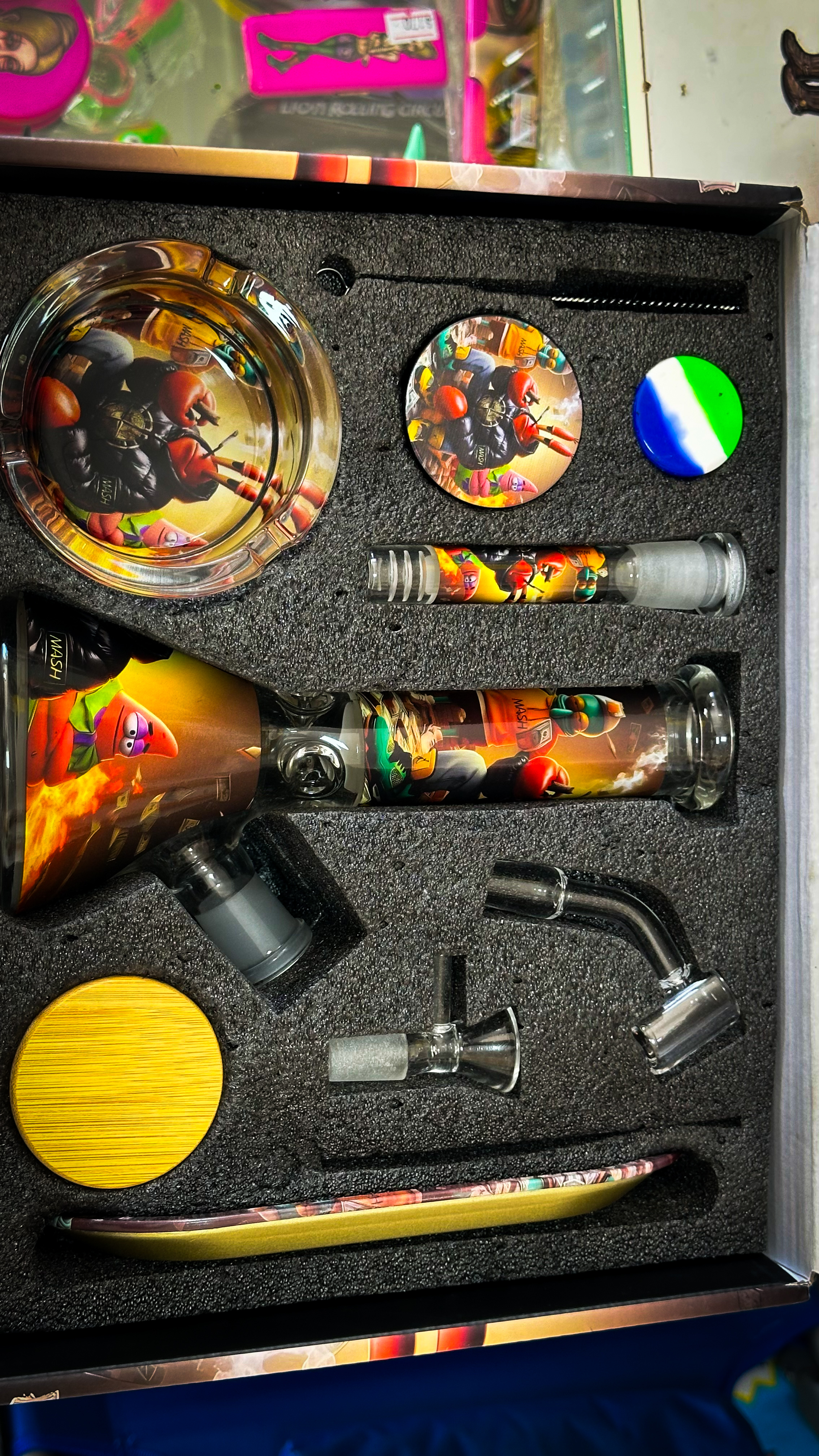 Set de Bong de Vidrio