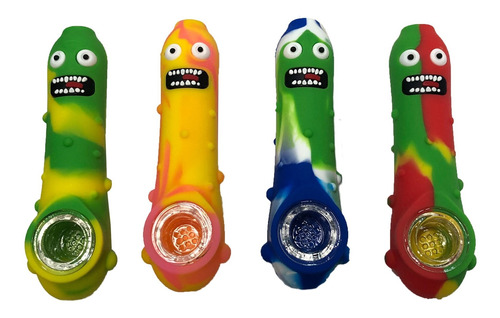 Pipa de silicona Pepinillo Rick