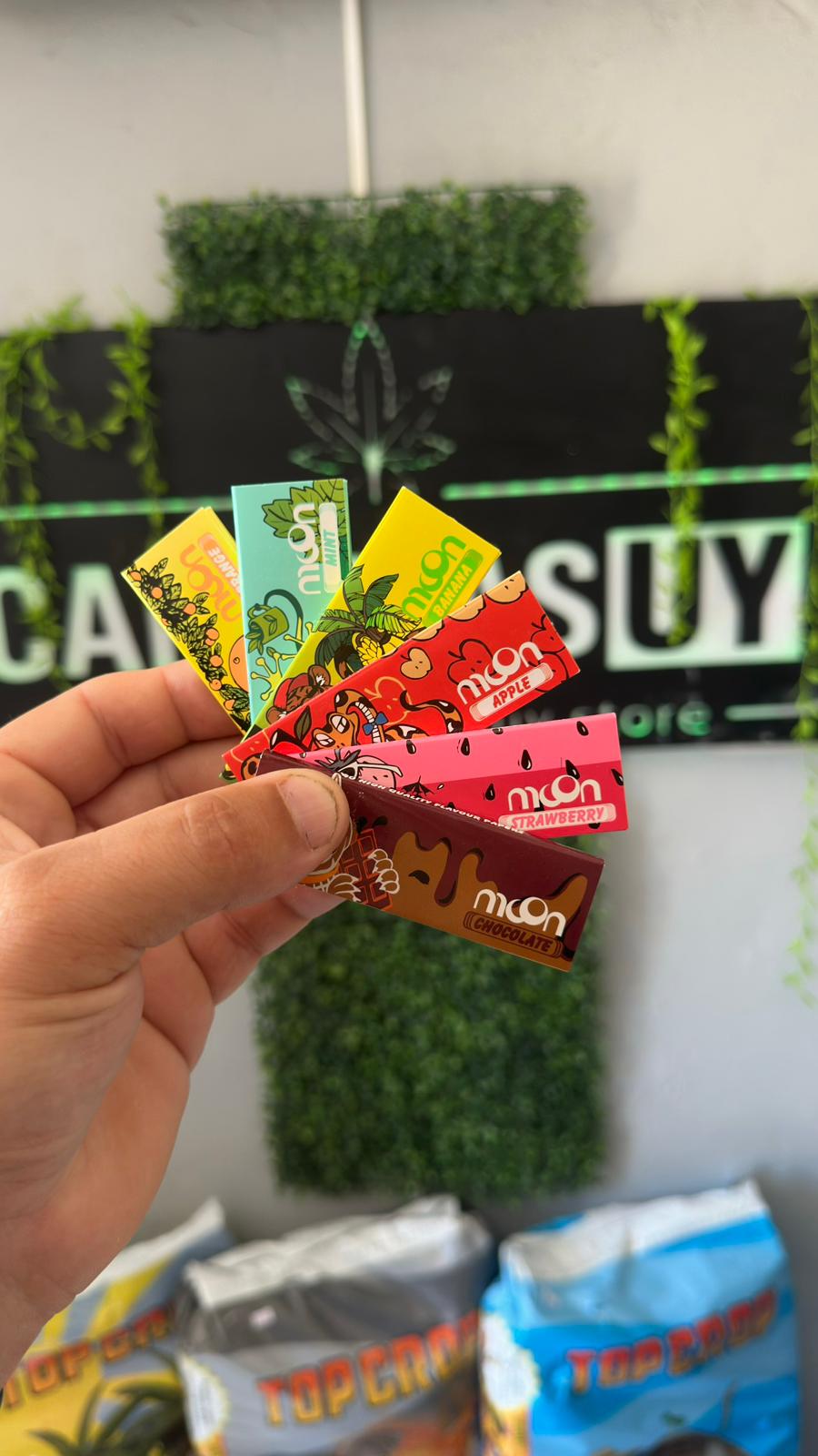 Hojillas saborizadas