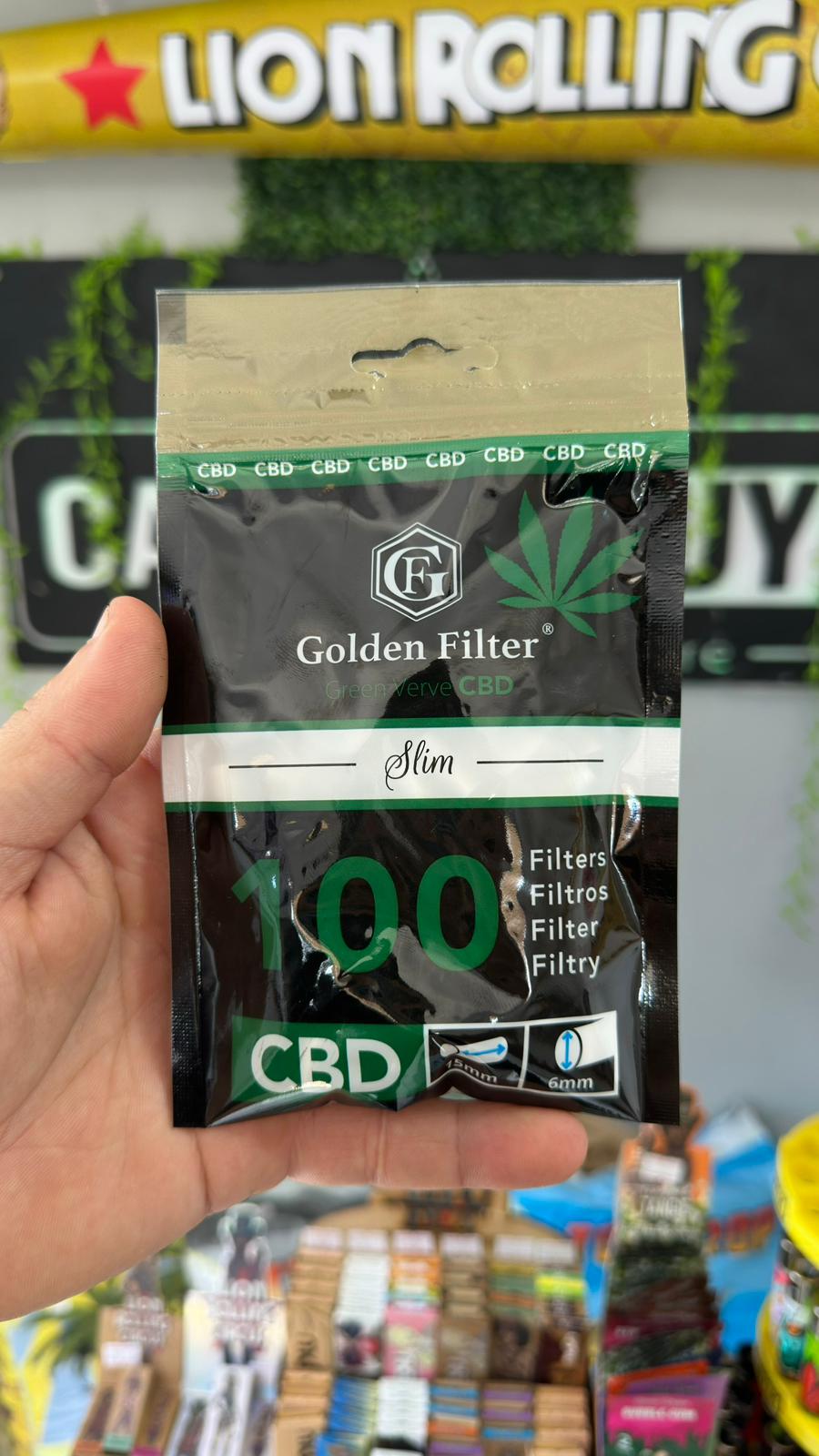 Filtros Con CBD Golden Filters