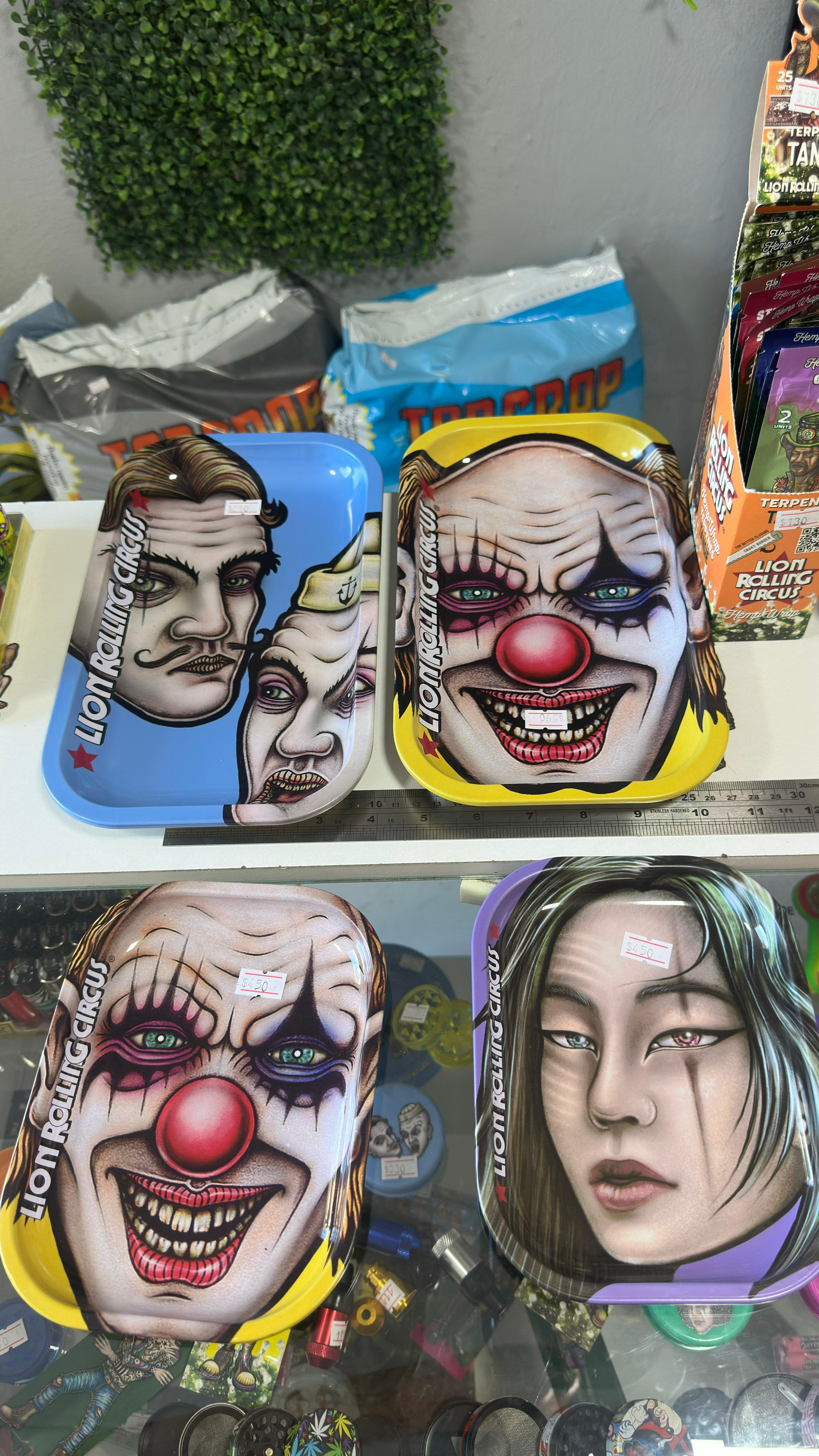 Bandeja Metalica Lion Rolling Circus 