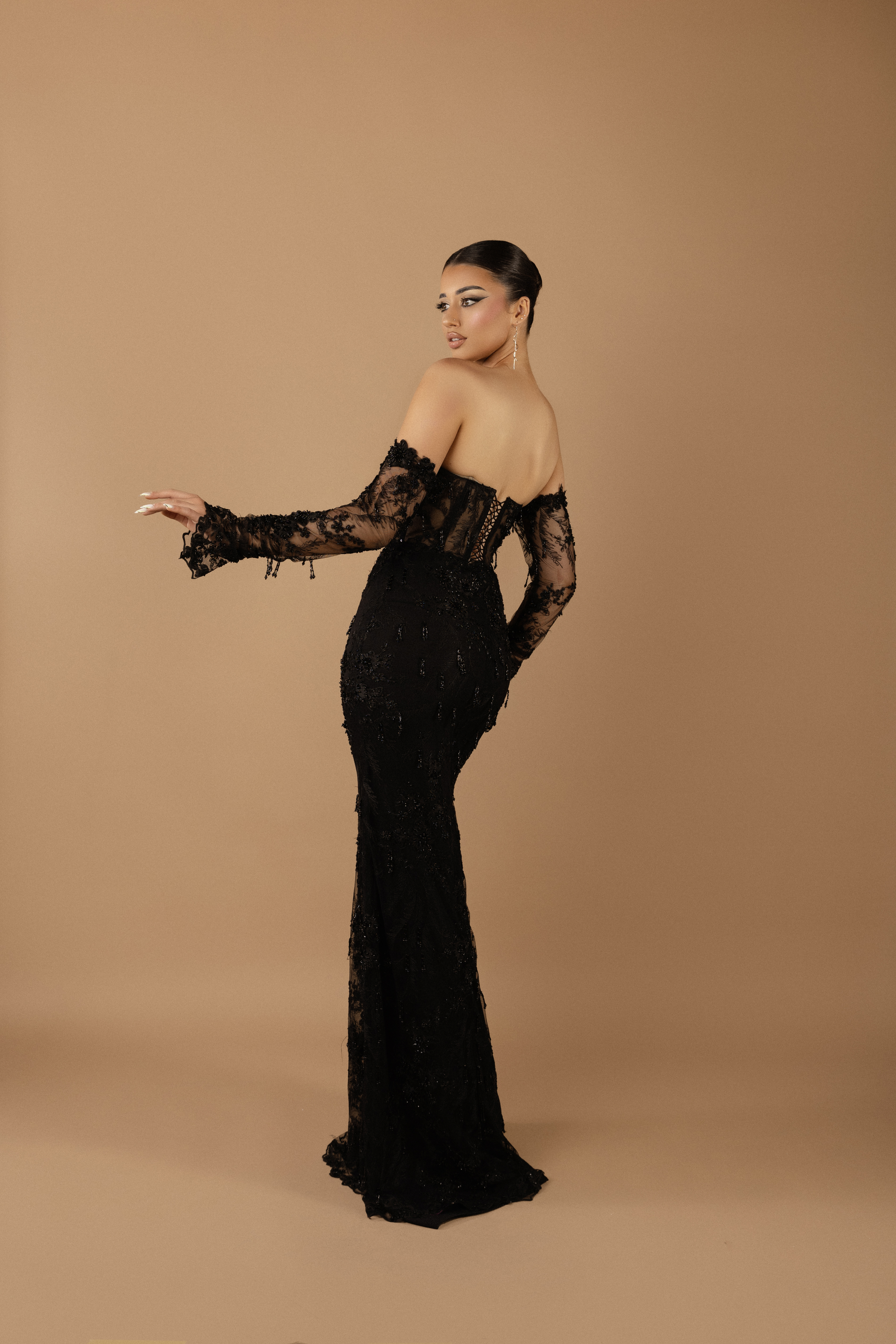 Asael Collection - Black Odette Dress
